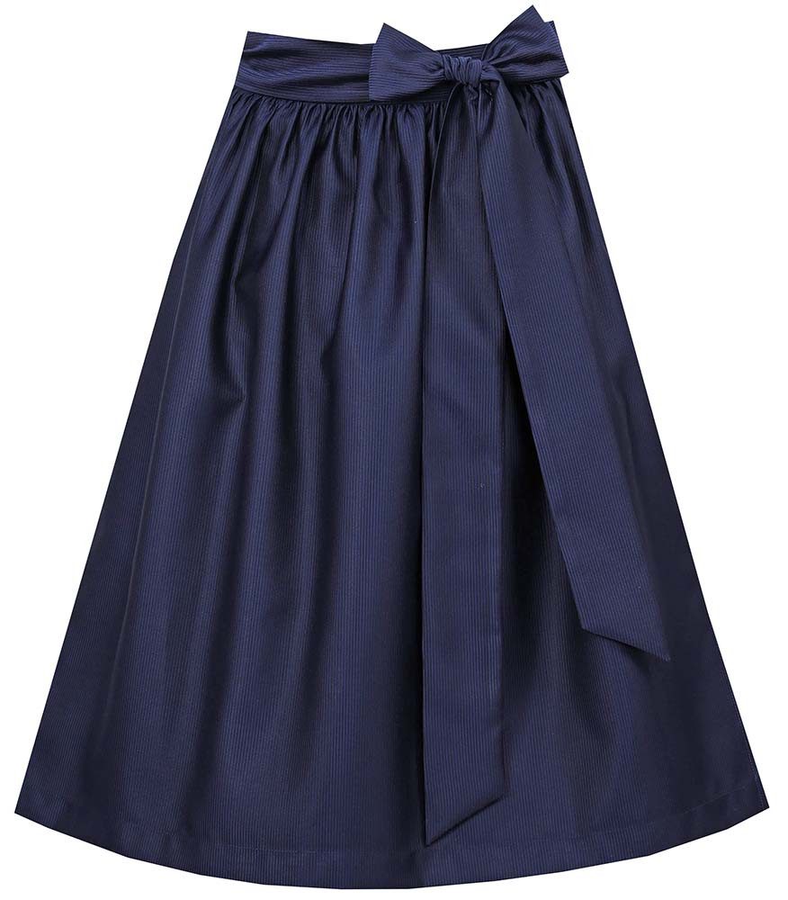 MarJo Dirndlschürze Dirndlschürze Mühldorf 70cm Länge navy