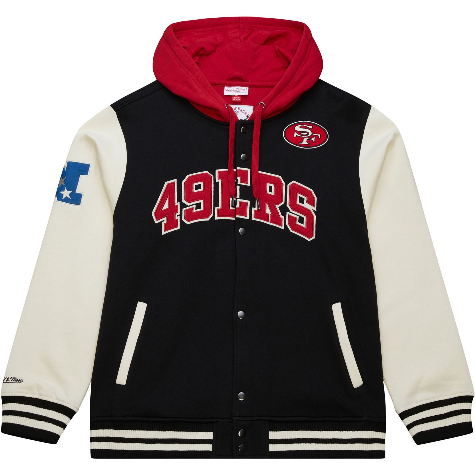 Mitchell & Ness Collegejacke Midweight San Francisco 49ers günstig online kaufen