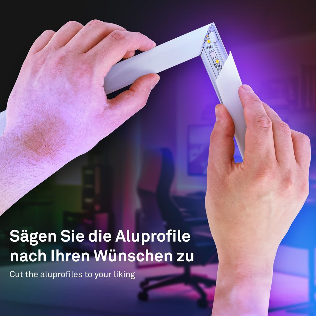 Briloner Leuchten LED-Streifen 2167384, 8-flammig