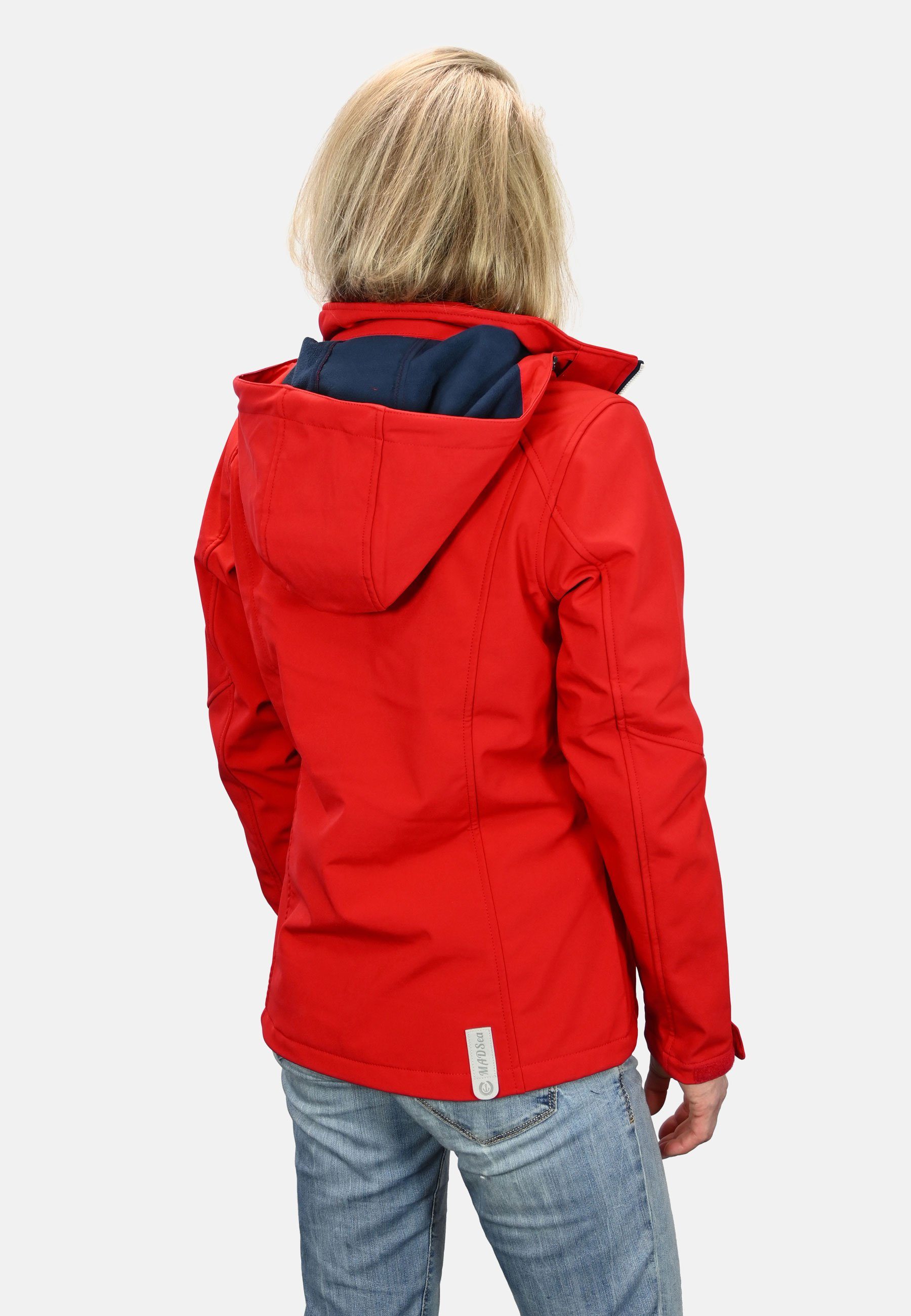 MADSea Softshelljacke leichte Softshelljacke mit Fleece Innenfutter
