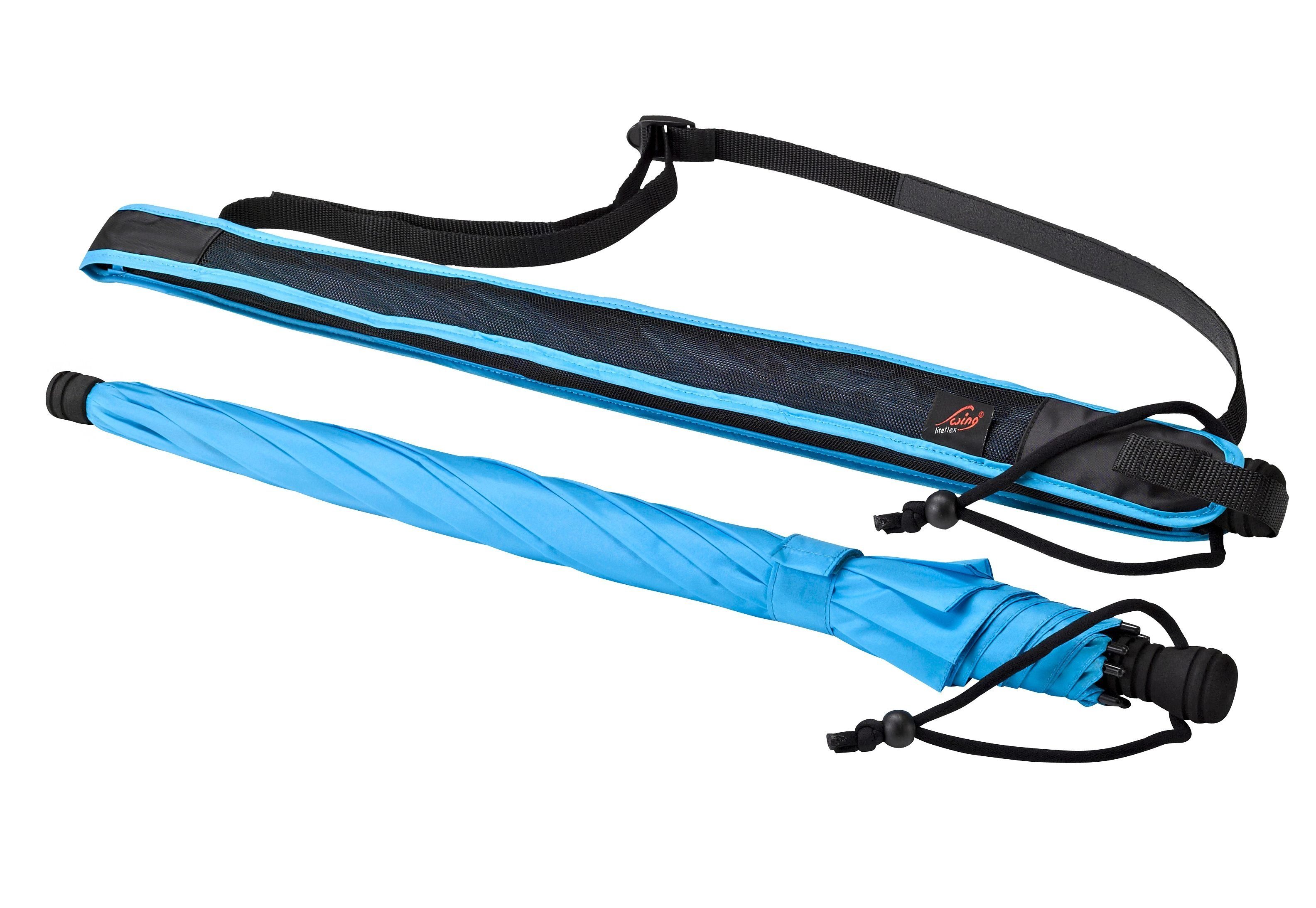 EuroSCHIRM® Stockregenschirm Swing liteflex, mit Schultertragegurt an der H günstig online kaufen