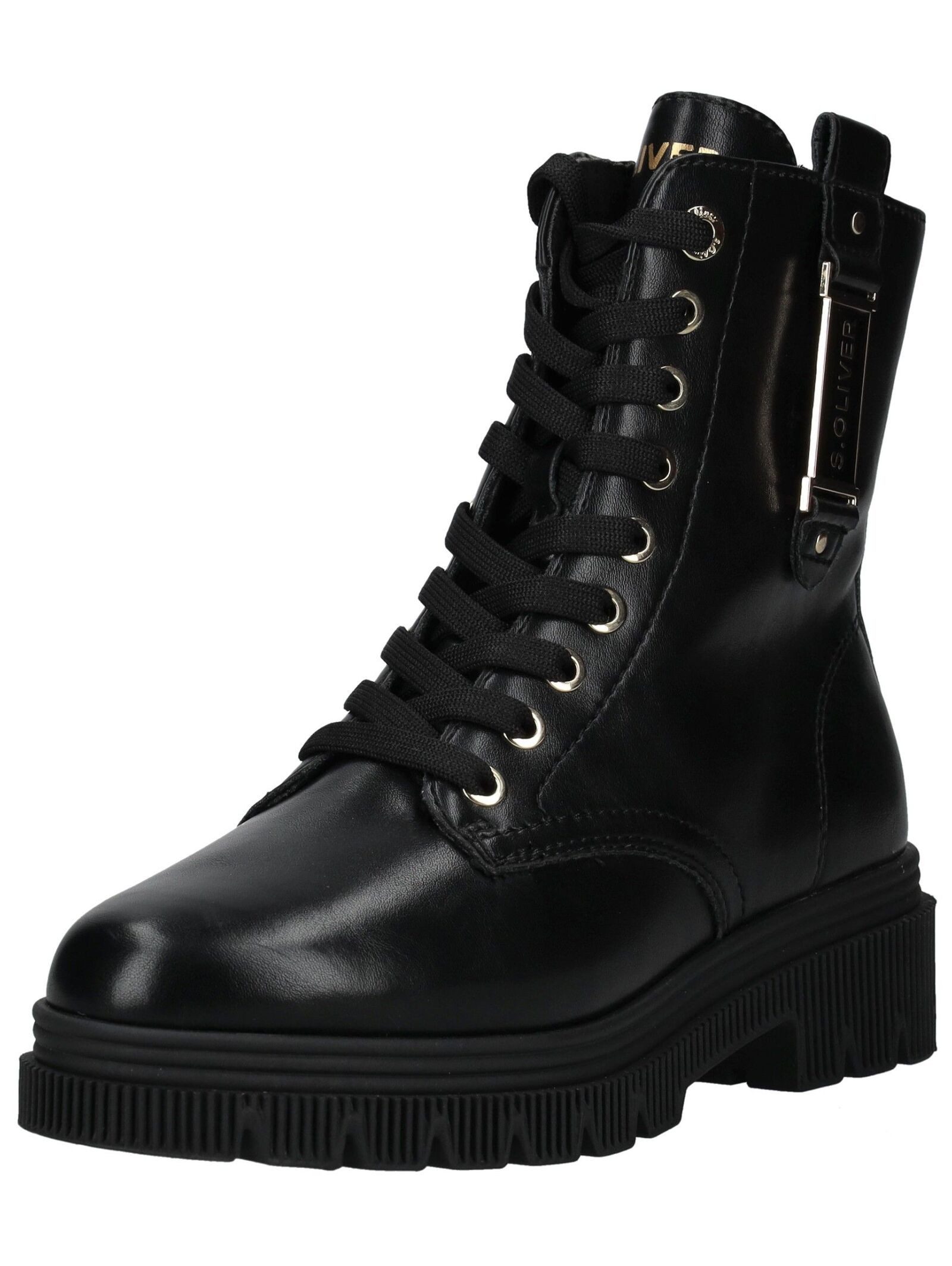 s.Oliver Stiefelette Lederimitat Schnürstiefelette günstig online kaufen
