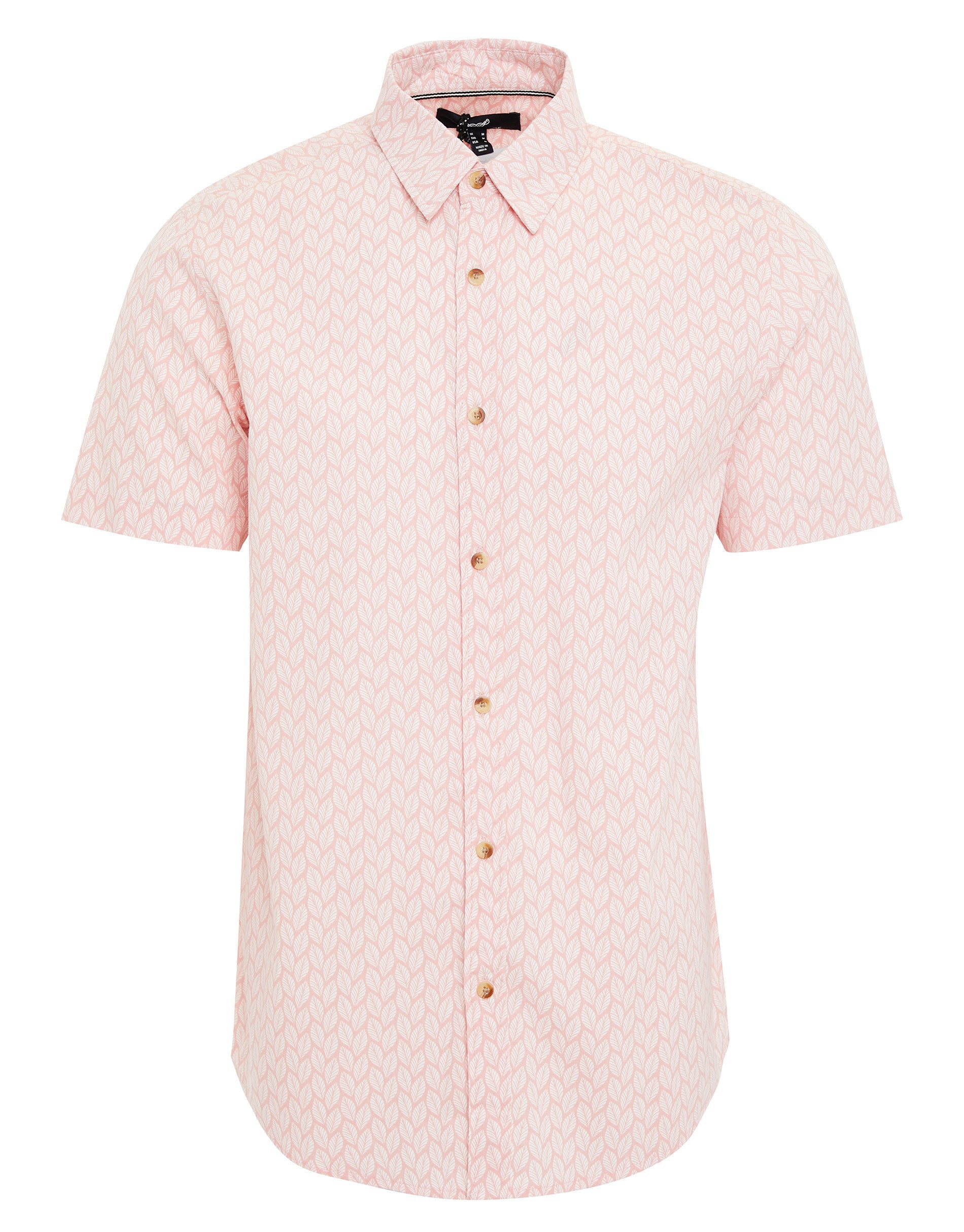 Threadbare Kurzarmhemd THB Shirt S/Slv Peony (1-tlg) im klassischen Design