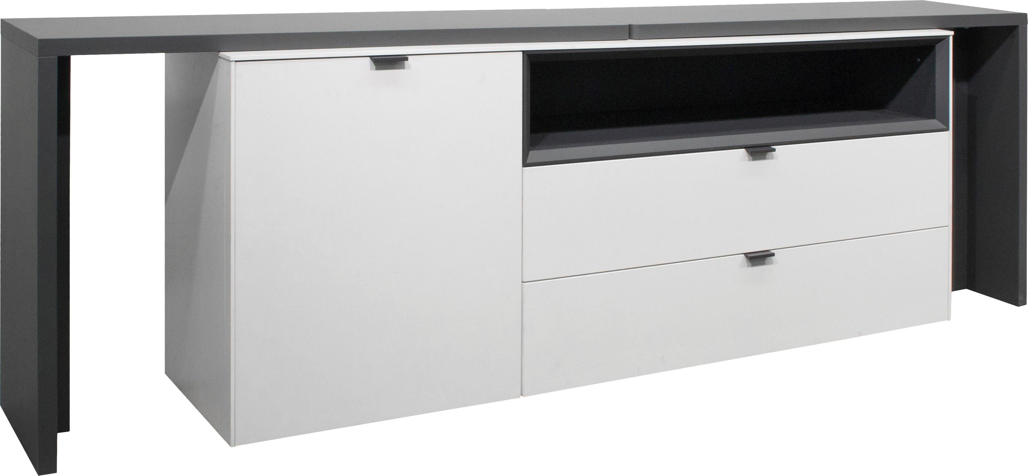 Mäusbacher Sideboard Micelli, mit Tischfunktion, Breite 177-240 cm