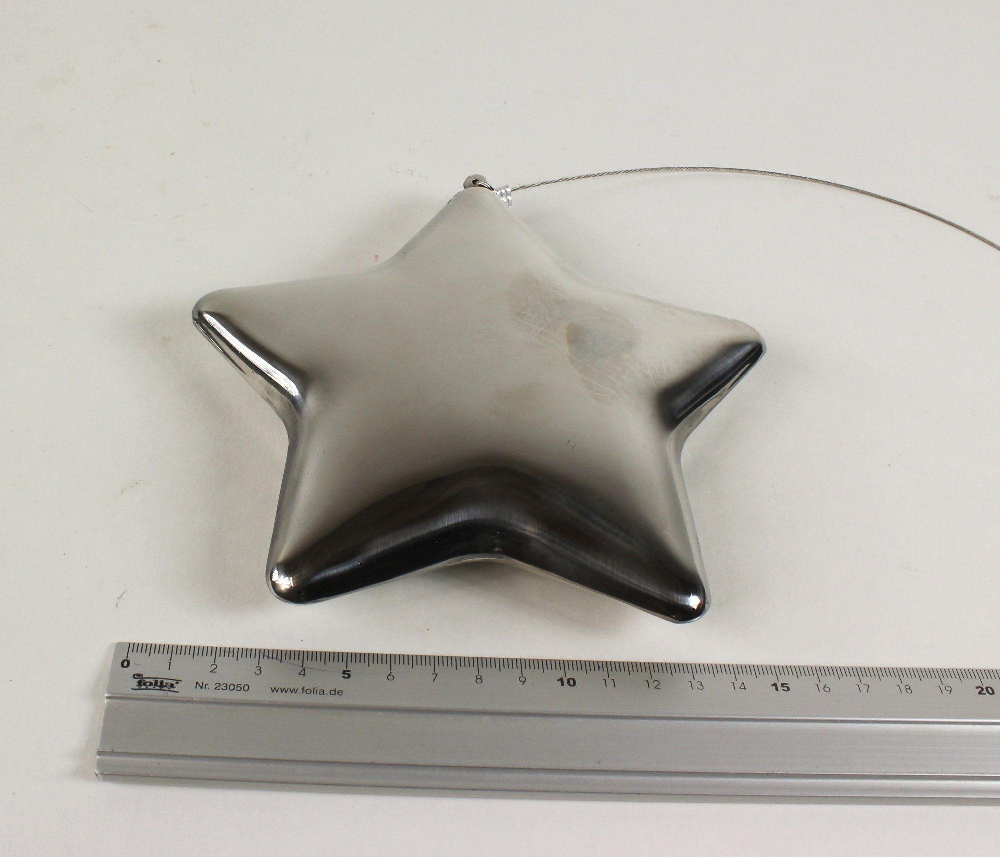 Lucht Fensterdekoration Edelstahl-Stern zum Hängen 17 cm von Lucht