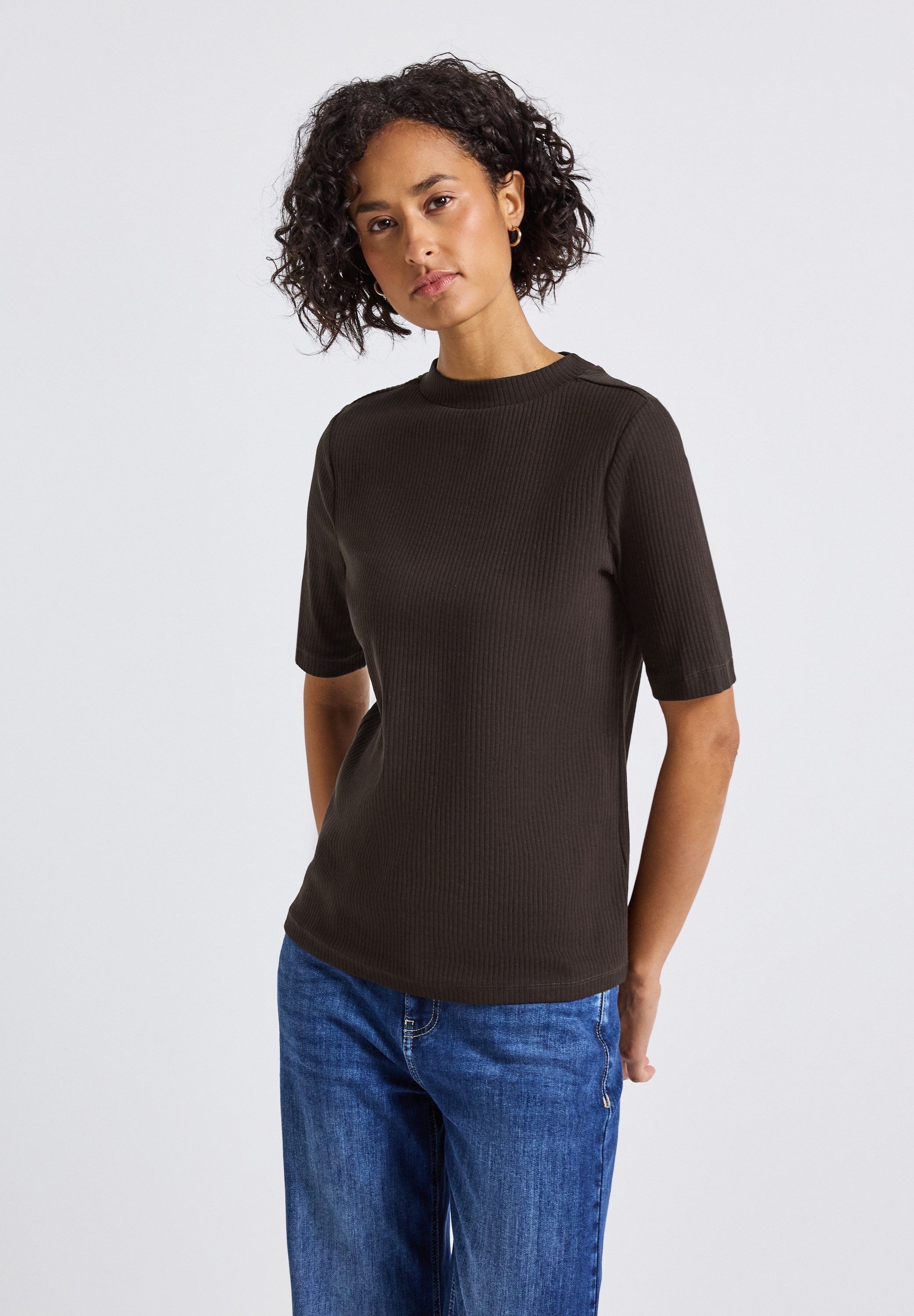STREET ONE T-Shirt aus Baumwolle mit günstig online kaufen