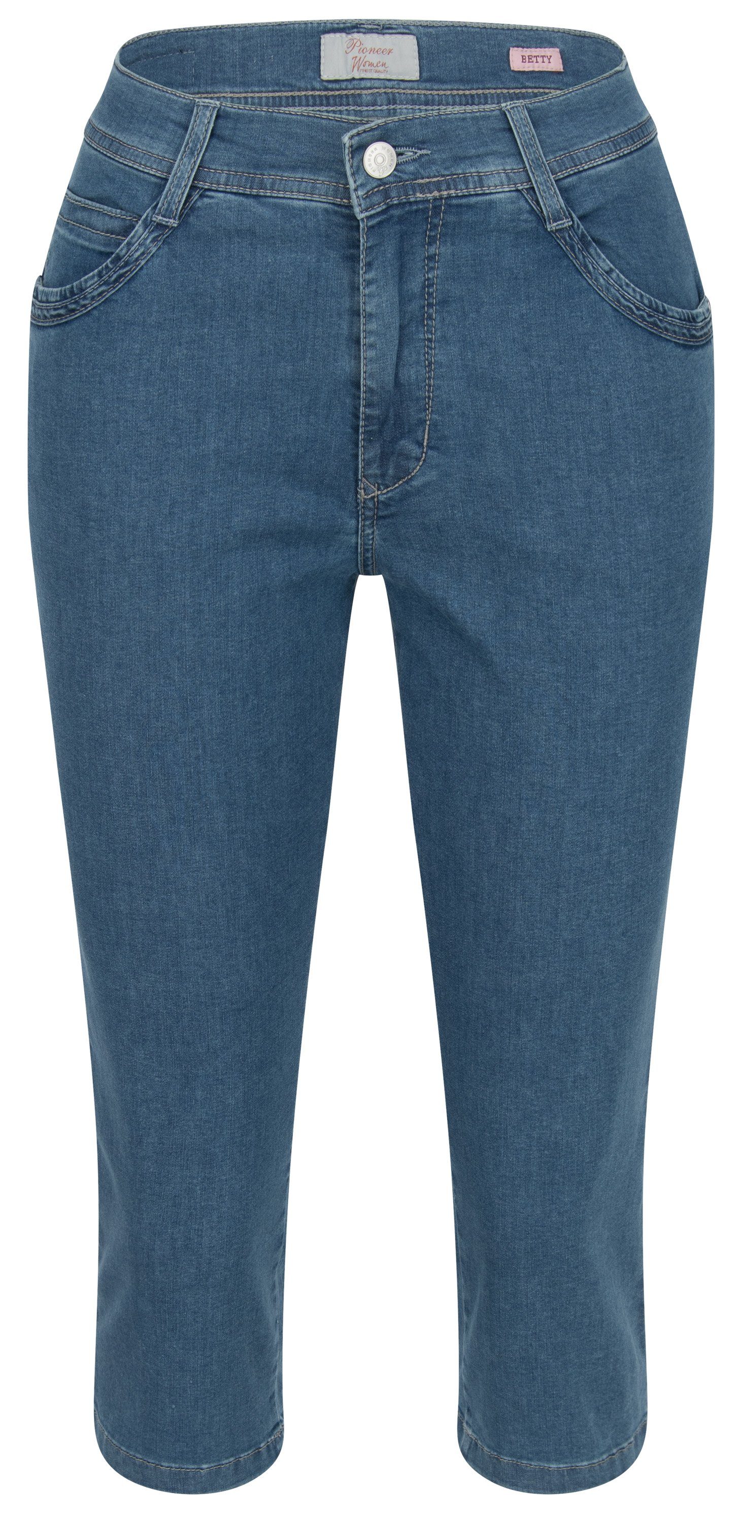 Pioneer Authentic Джинсы Stretch-Jeans PIONEER BETTY CAPRI light blue stonewash 3503 4005.6841 - POWERSTRETCH