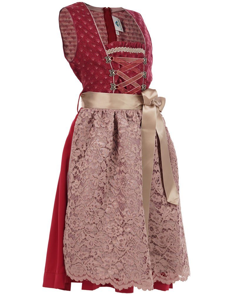 Isar-Trachten Dirndl Isar-Trachten Jugend Dirndl 'Vanessa' Spitzenschür