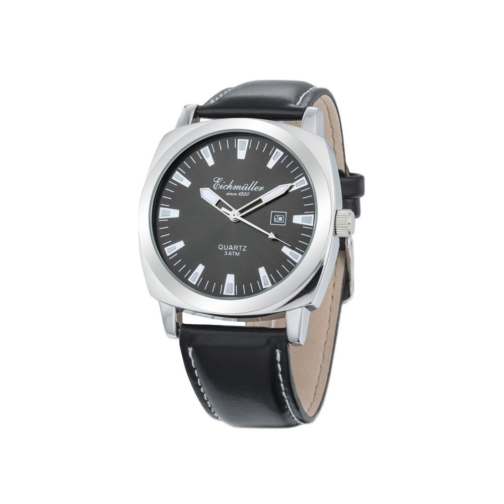 Eichmüller Quarzuhr RE1170 Elegante Herrenuhr Schwarz günstig online kaufen