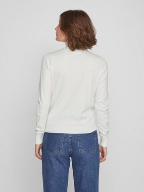 Vila Strickpullover Comfy (1-tlg) Plain/ohne Details