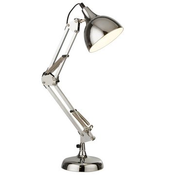 etc-shop LED Schreibtischlampe, Leuchtmittel inklusive, Warmweiß, Tisch Lampe Schlaf Gäste Zimmer Beistell Lese Leuchte-