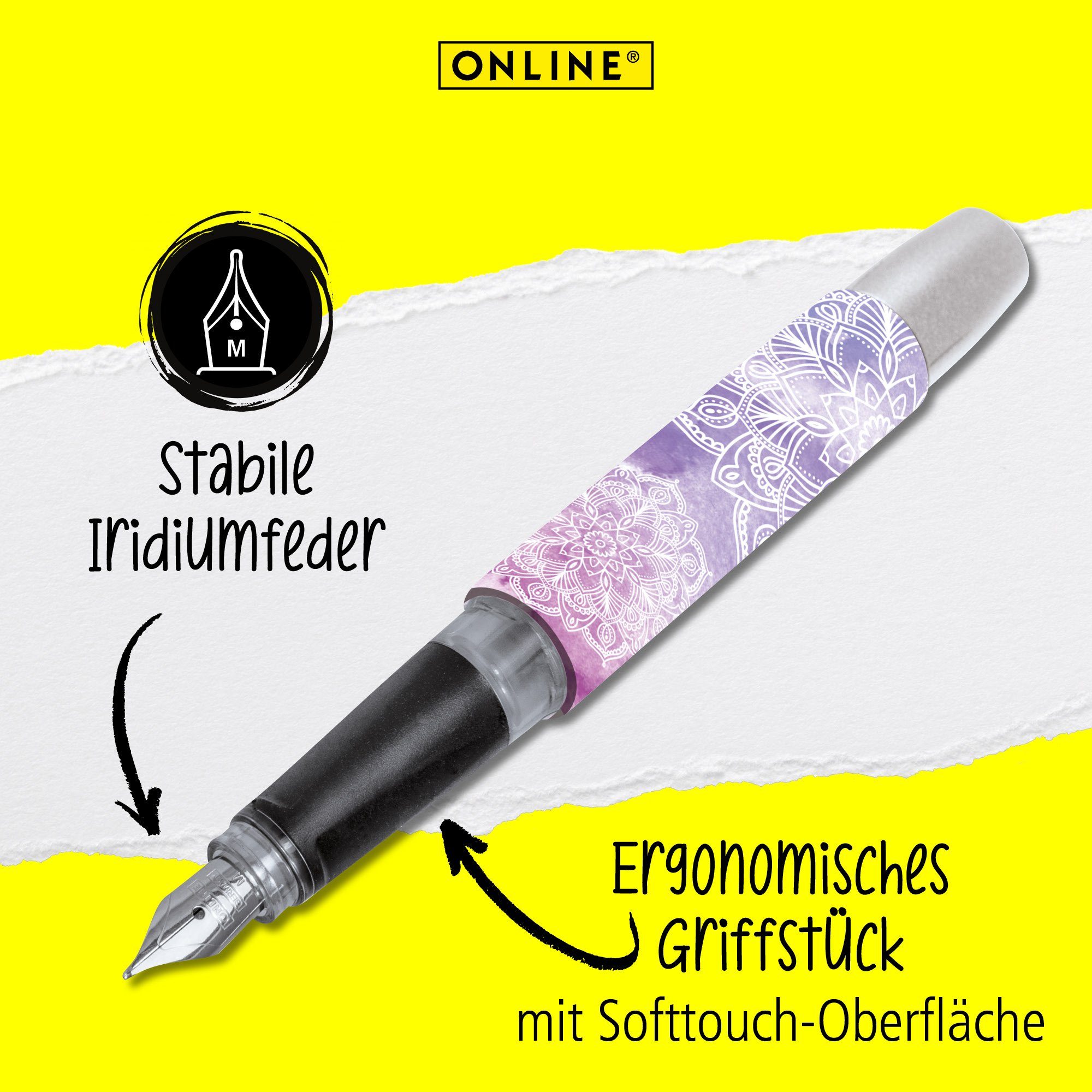 Pen hergestellt in Deutschland Füller für ideal Dream Schule, Füllhalter, Online Indian Campus ergonomisch, die