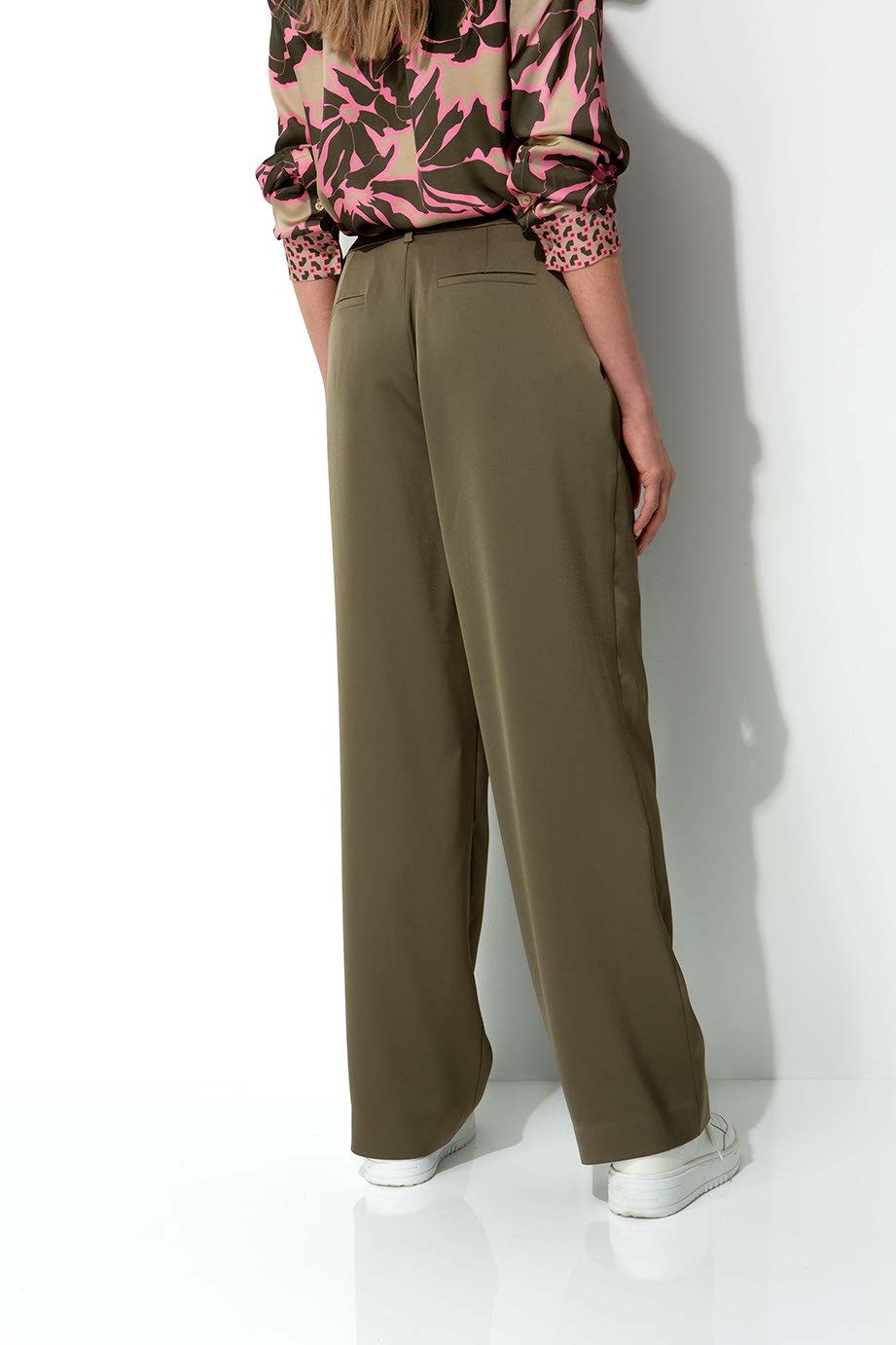 CATNOIR 5-Pocket-Jeans CATNOIR Hose in Satin grün