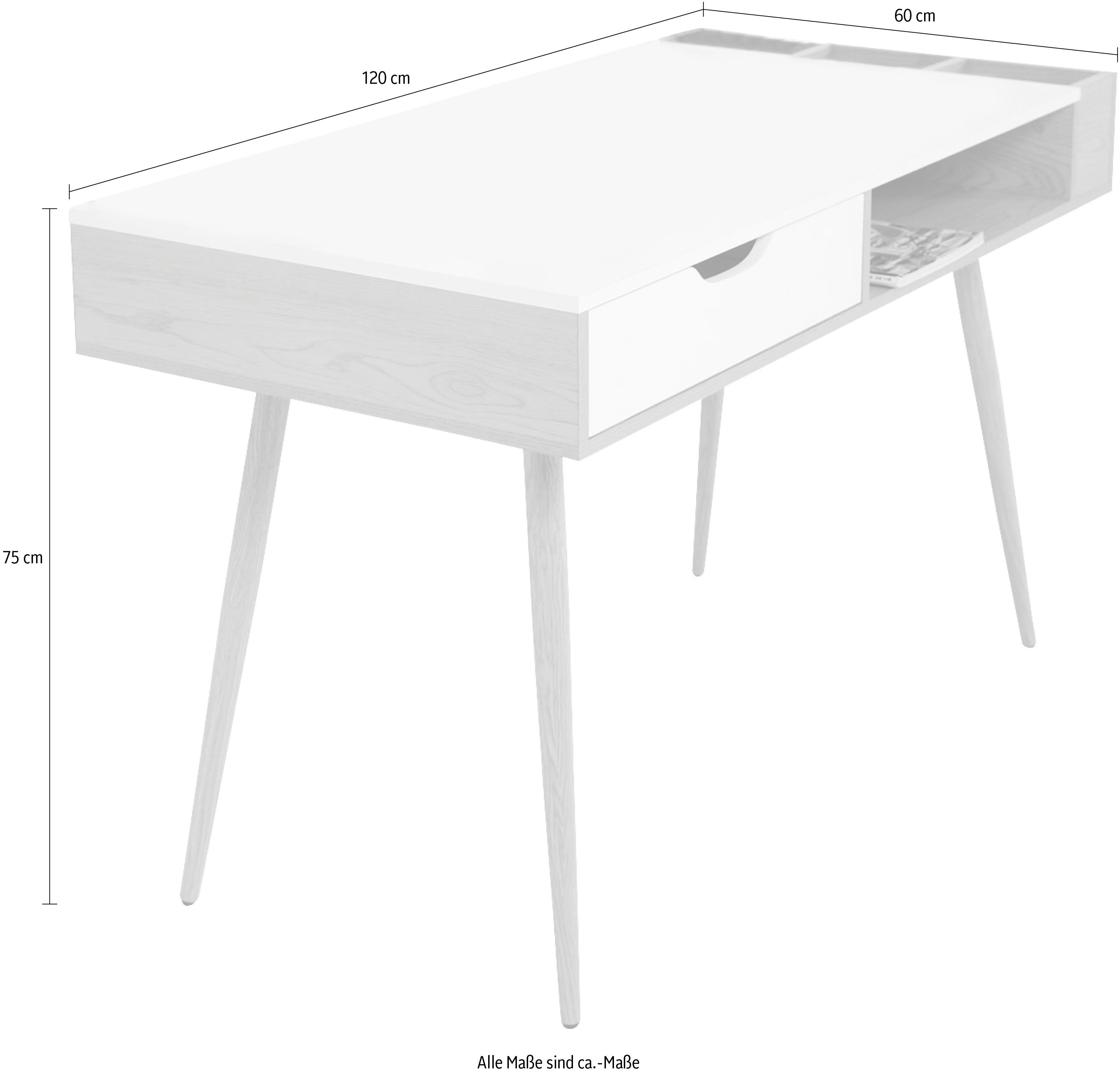 andas Organizer-Fächern Schublade und mit Schreibtisch Herdis,