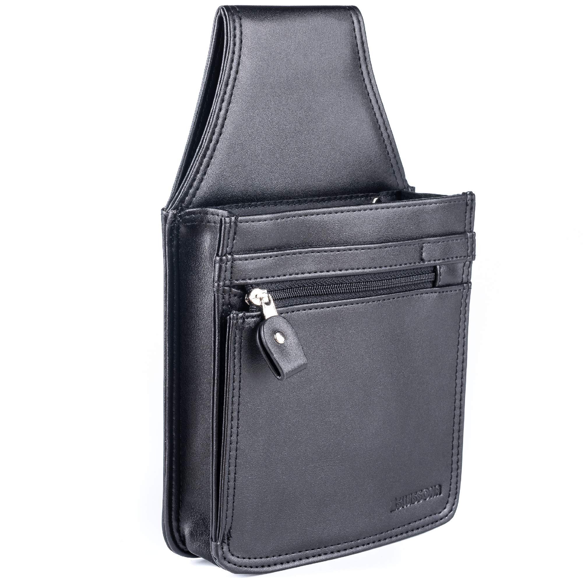 Swissona Clutch Schwarze Serviertasche - Nützliches Utensil (1-tlg), Schwarze Kellnertasche - Praktisches Zubehör