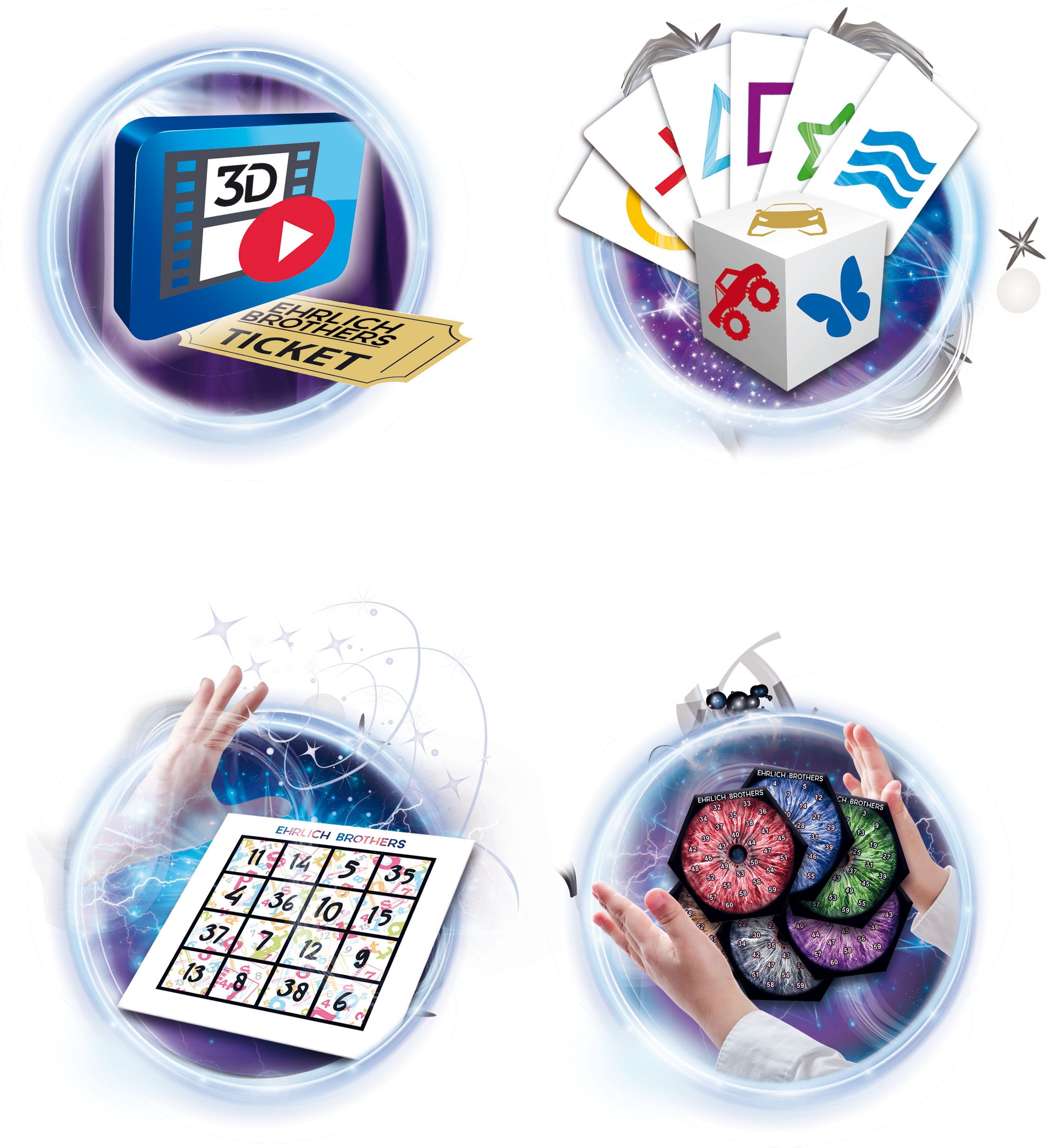 Clementoni® Zauberkasten Ehrlich Brothers, Mental Magic, Made in Europe