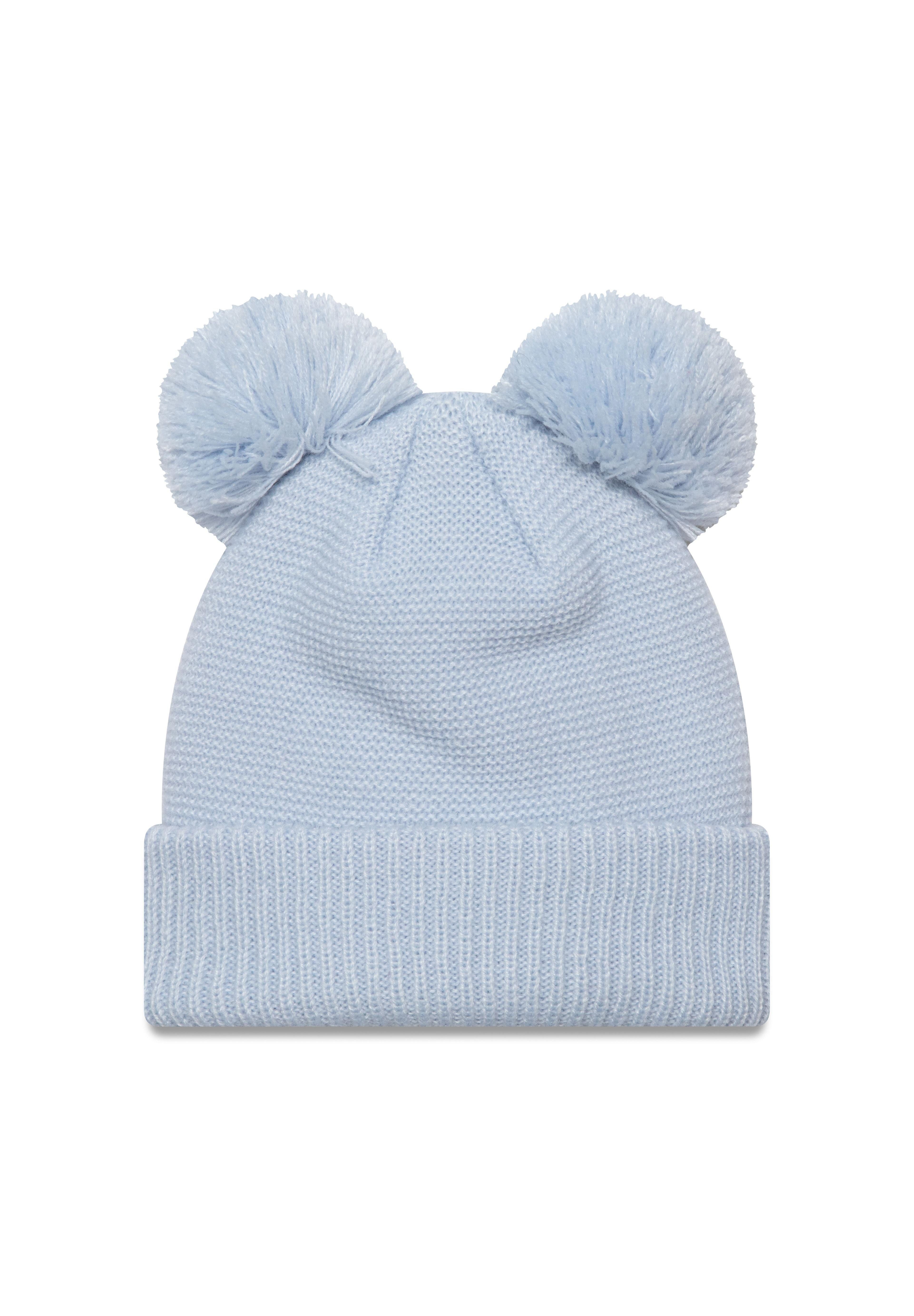 New Era Bommelmütze New York Yankees MLB Double Pom Cuff Knit Blau Bommelmütze für Kinder (1-St)