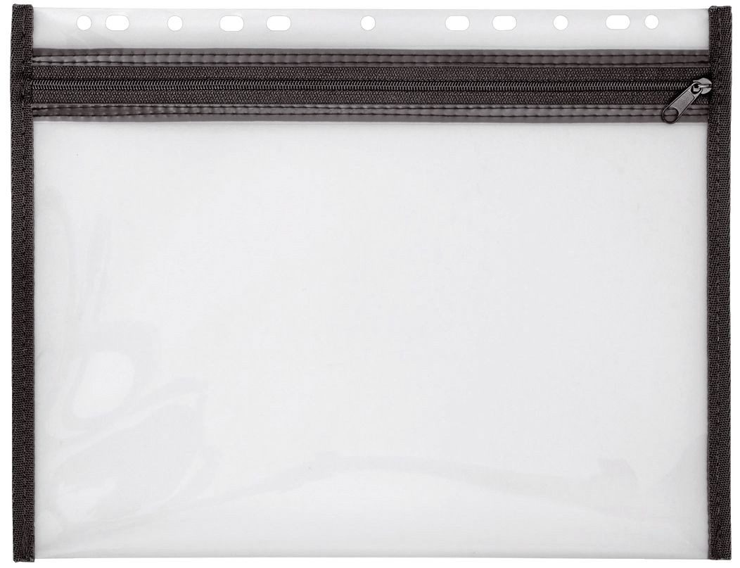 VELOFLEX Handgelenkstütze VELOFLEX Reißverschlussbeutel VELOBAG A4 transparent/schwarz 0,3 mm