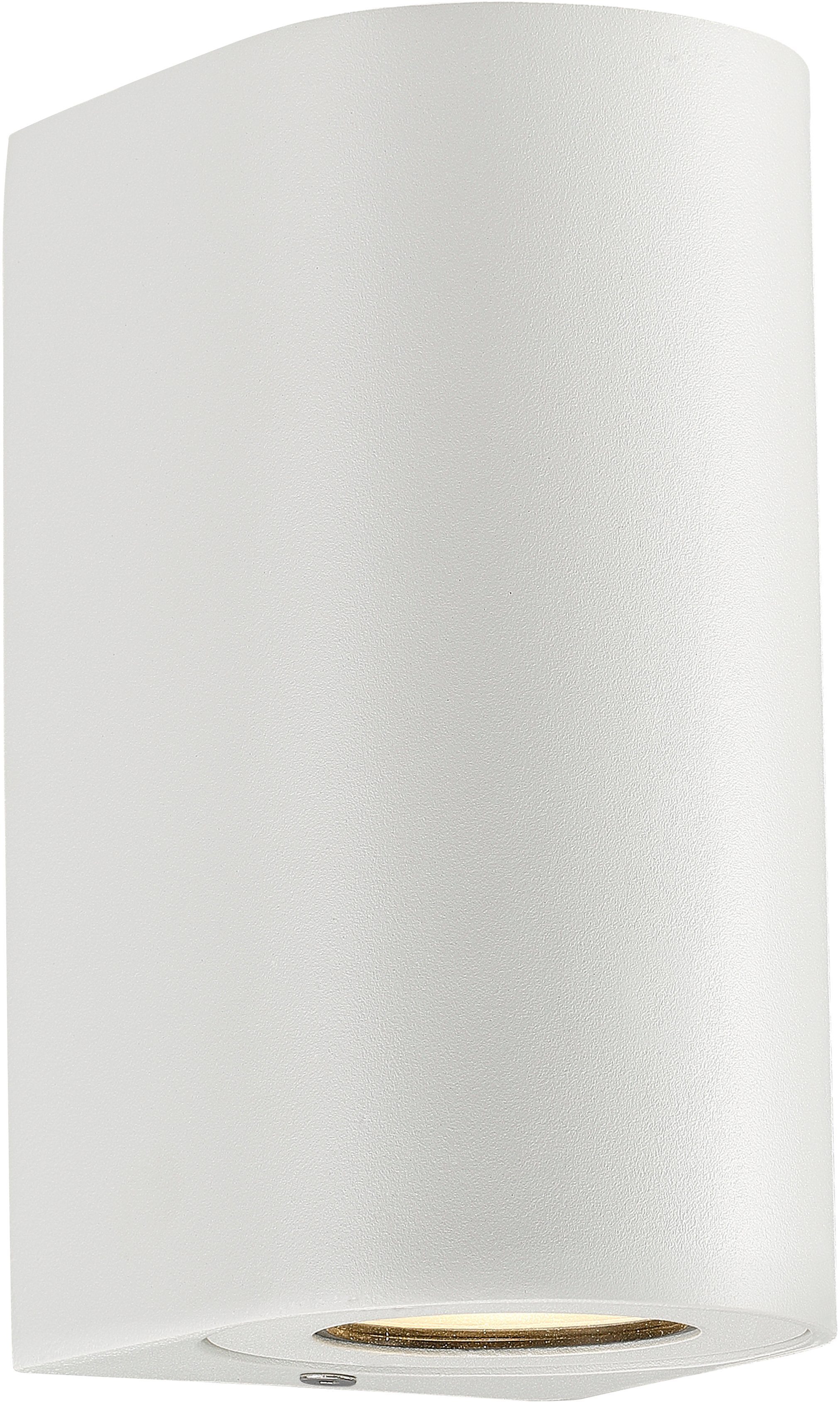 Nordlux Außen-Wandleuchte Canto 2, ohne Leuchtmittel, inkl. Verschiedene Lichtschablonen