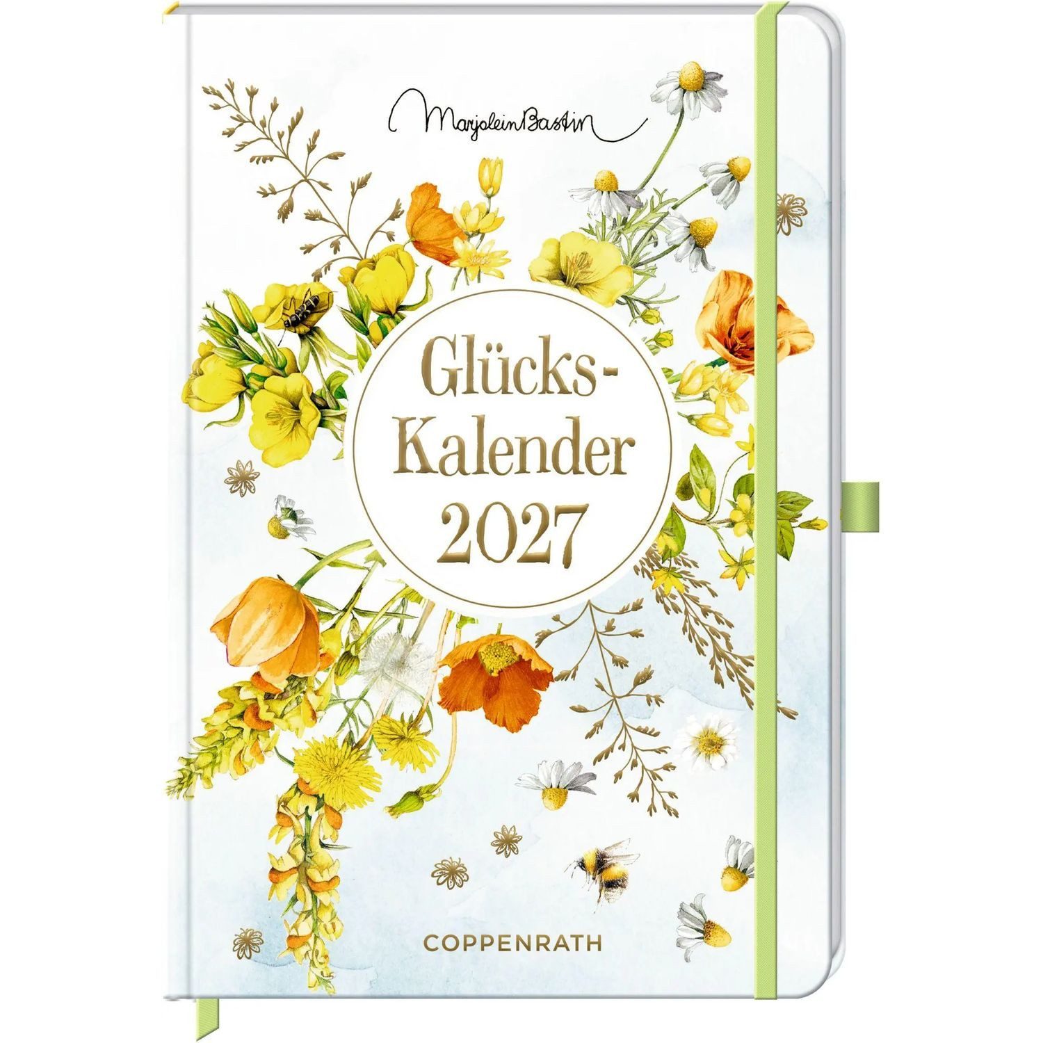 Coppenrath Geburtstagskalender GlücksKalender 2027 - gelb
