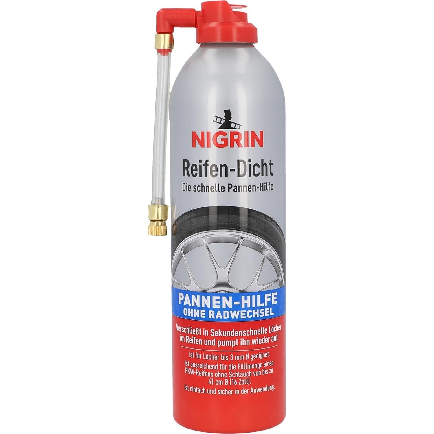 Reifen-Reparaturset Reifendicht 500ml - Die schnelle Pannen-Hilfe Reifen-Reparaturset