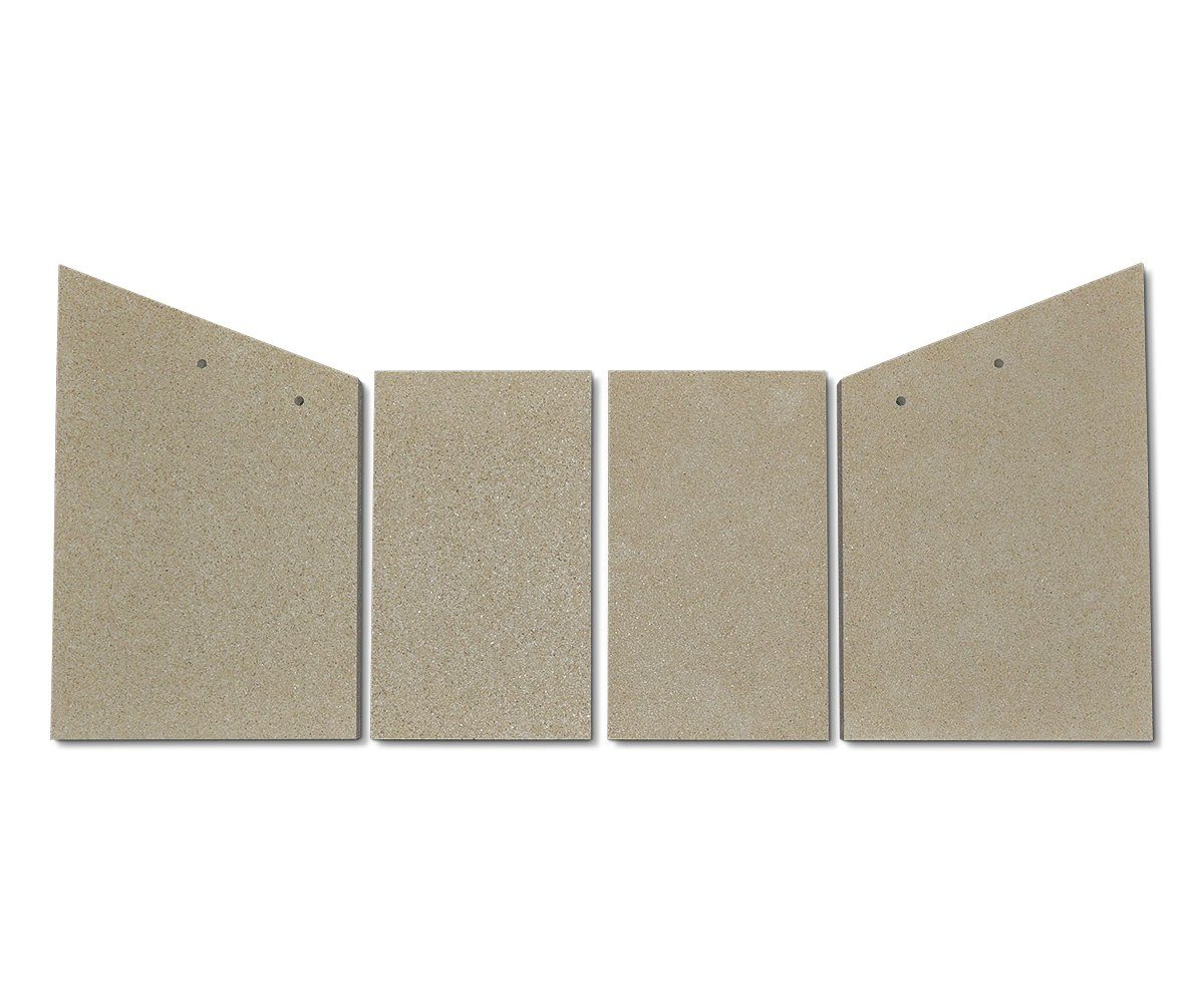 kaminXpert Feuerraumplatten B für Caminos Prestige 2.0 Kaminofen Ersatzteil Feuerraumauskleidung