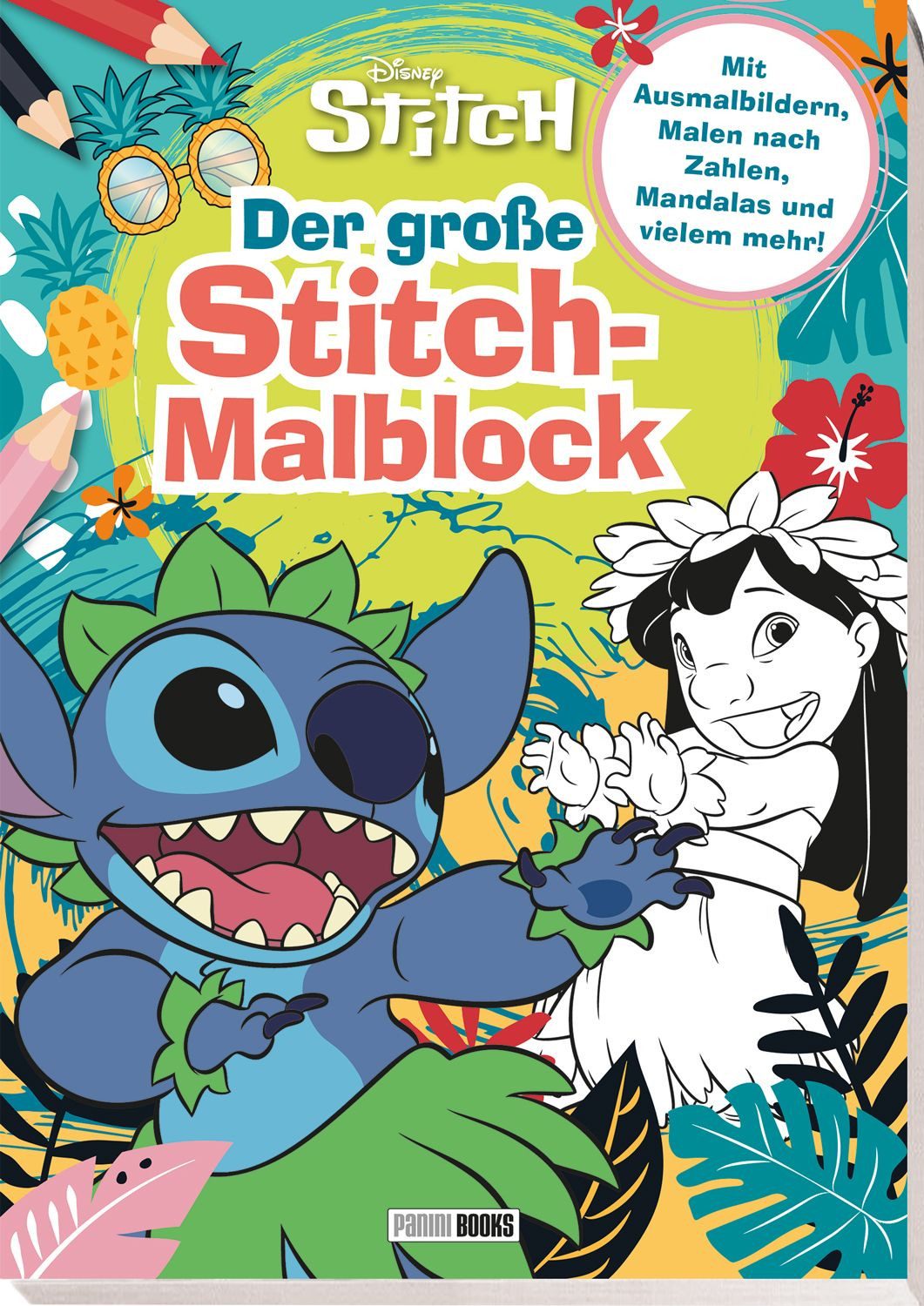 Disney Stitch: Der große Stitch-Malblock / Walt Disney, Panini