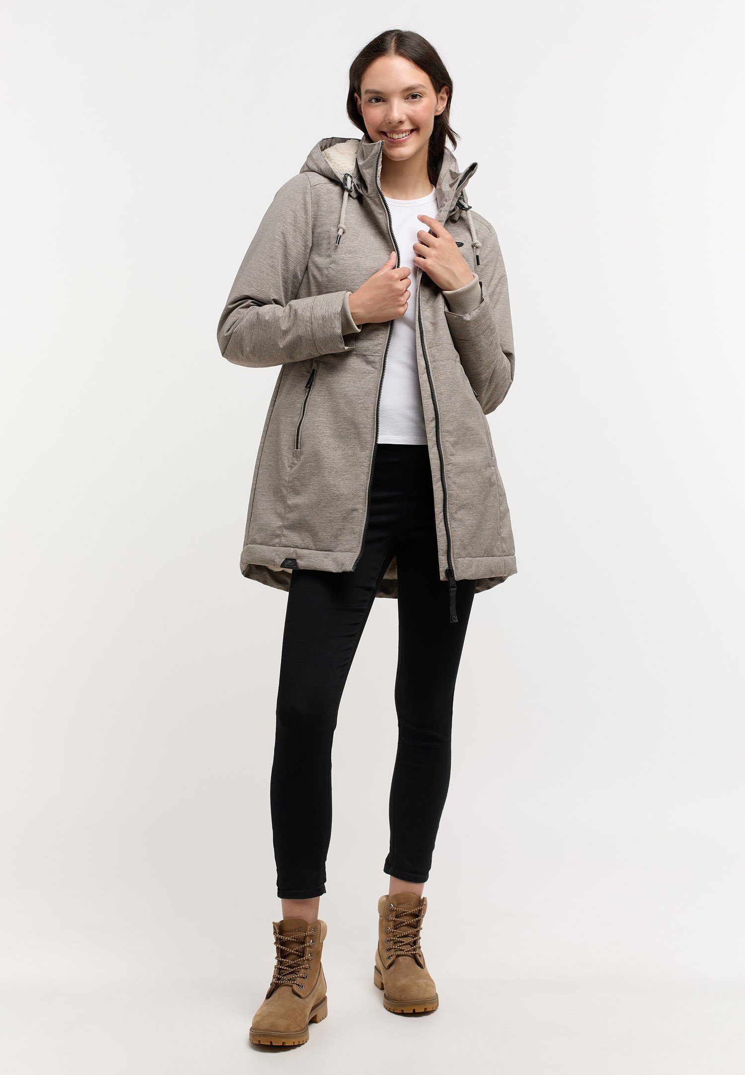 DAKKOTA & Mode Ragwear Nachhaltige Allwetterjacke BONE Vegane