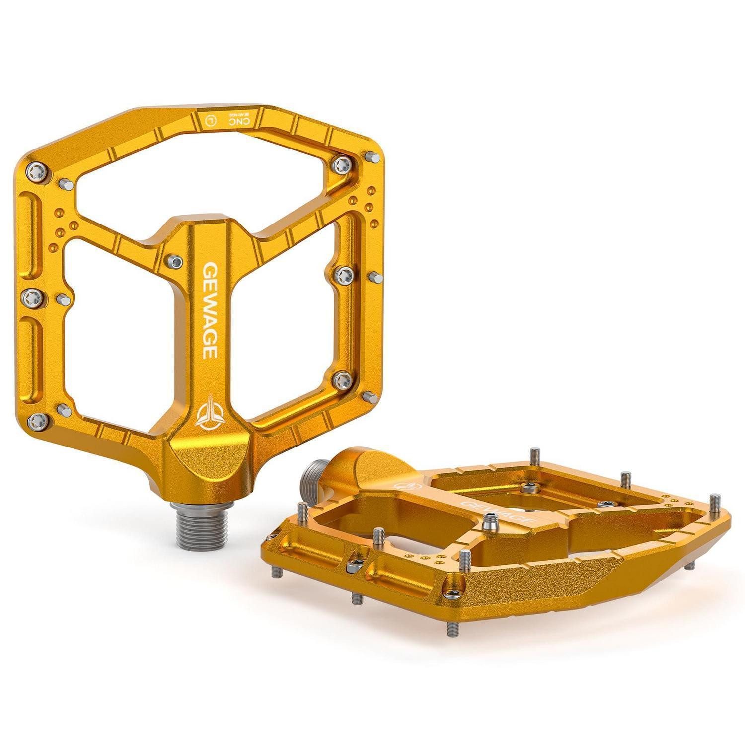 LuxusKollektion Plattformpedale MTB Pedale Pro CNC Gold