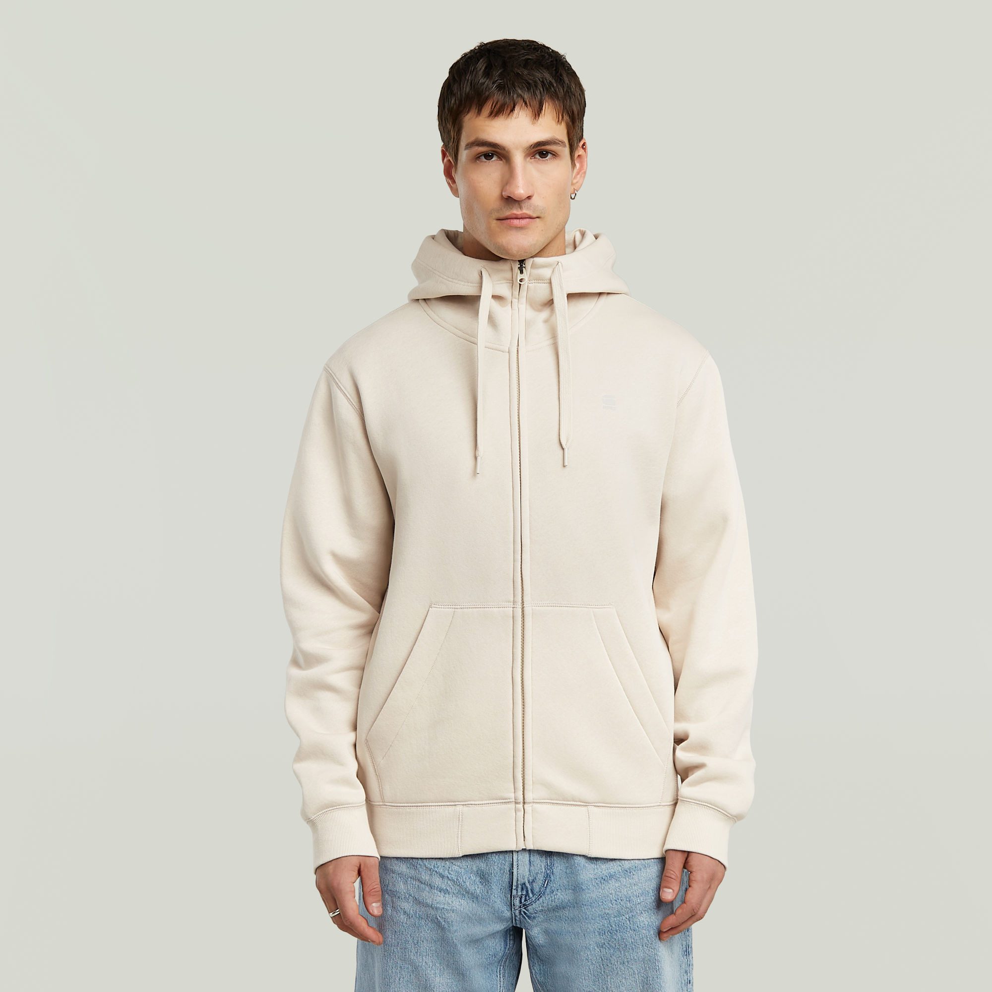 G-STAR Kapuzensweatjacke Premium Basic Hooded Zip günstig online kaufen