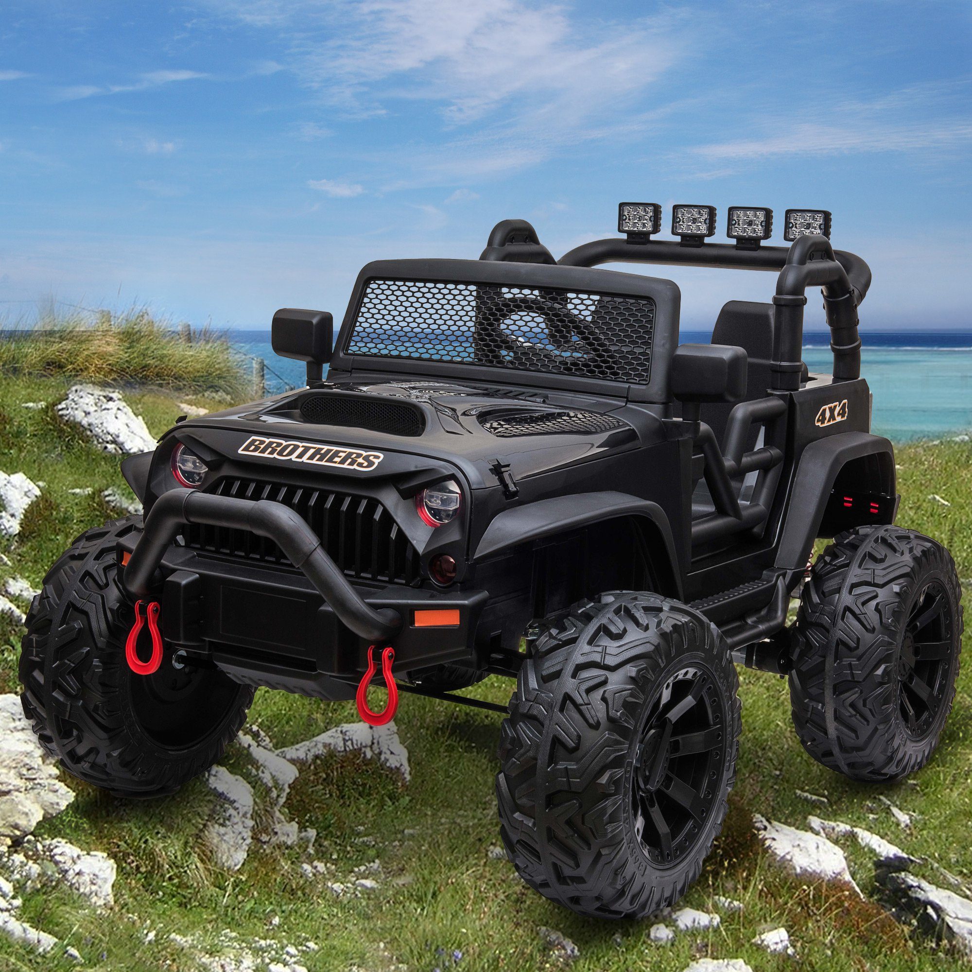 Celya Elektro-Kinderauto Off-Road Jeep Adventure 2 x 200W Motoren 2.4G 