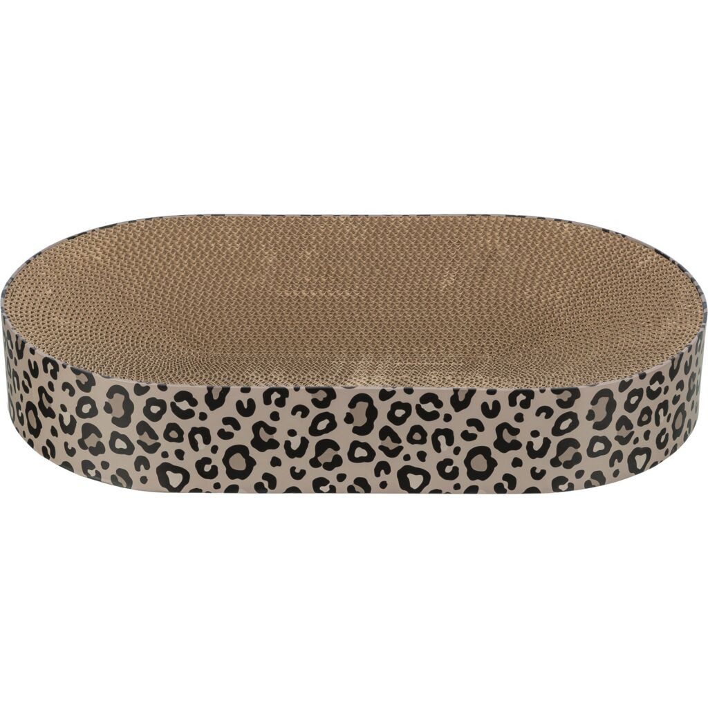 TRIXIE Kratzpappe Kratzbett Leo - braun - 63 × 10 × 35 cm