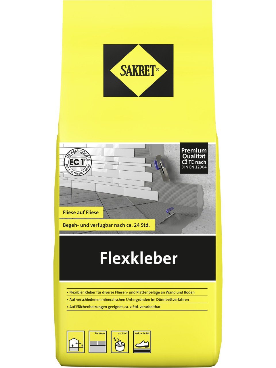 Sakret Плиточный клей Sakret Flexkleber 1 kg