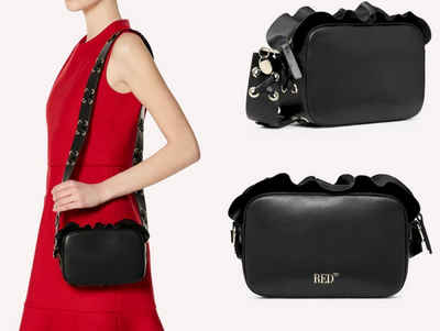 RED VALENTINO Schultertasche VALENTINO RED Rock Ruffled Handbag Handtasche Shoulder-Bag Umhänge-Tas