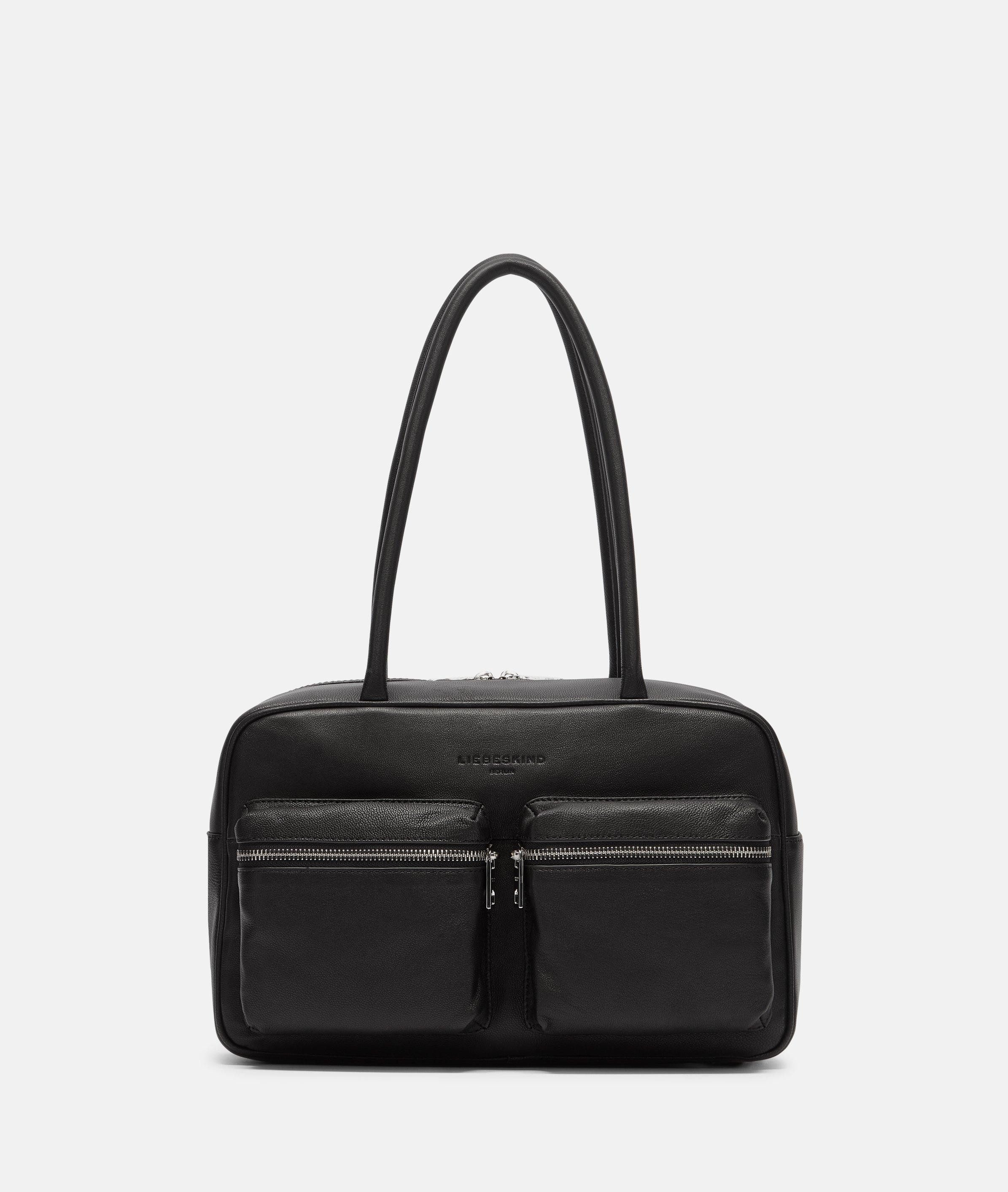 Liebeskind Berlin Schultertasche Satchel, Mittelgroße Tasche aus Ziegenlede günstig online kaufen