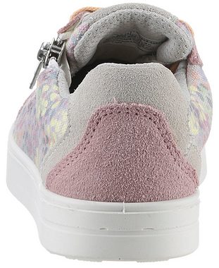 Superfit STELLA WMS: mittel Sneaker mit buntem Muster, Freizeitschuh, Halbschuh, Schnürschuh