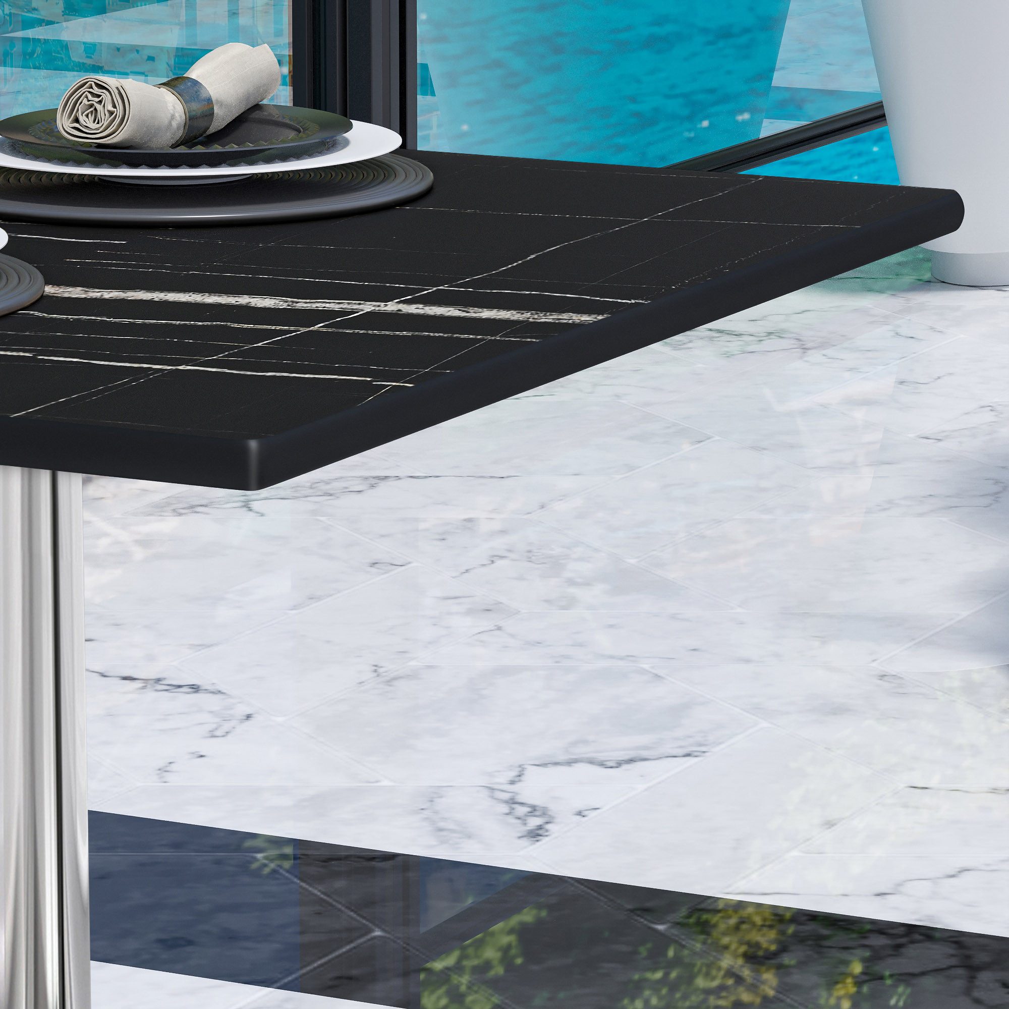 GGMMÖBEL Gartentisch CPTG