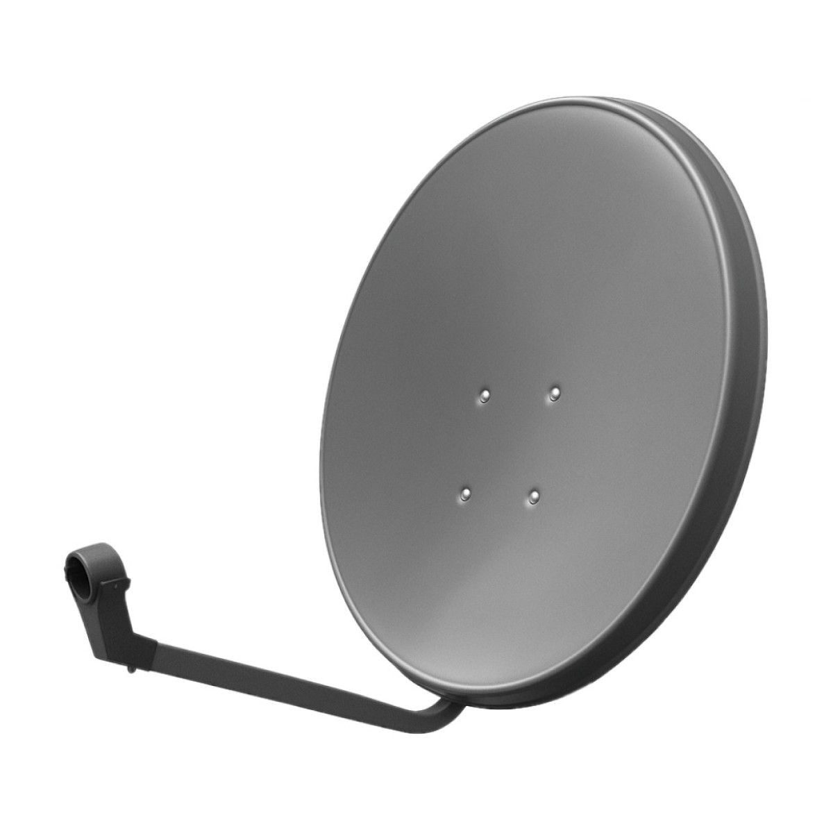 ARLI Sat Anlage SAT-Antenne (60,00 cm, Stahl, Feedarm l vielseitig einsetzbar)