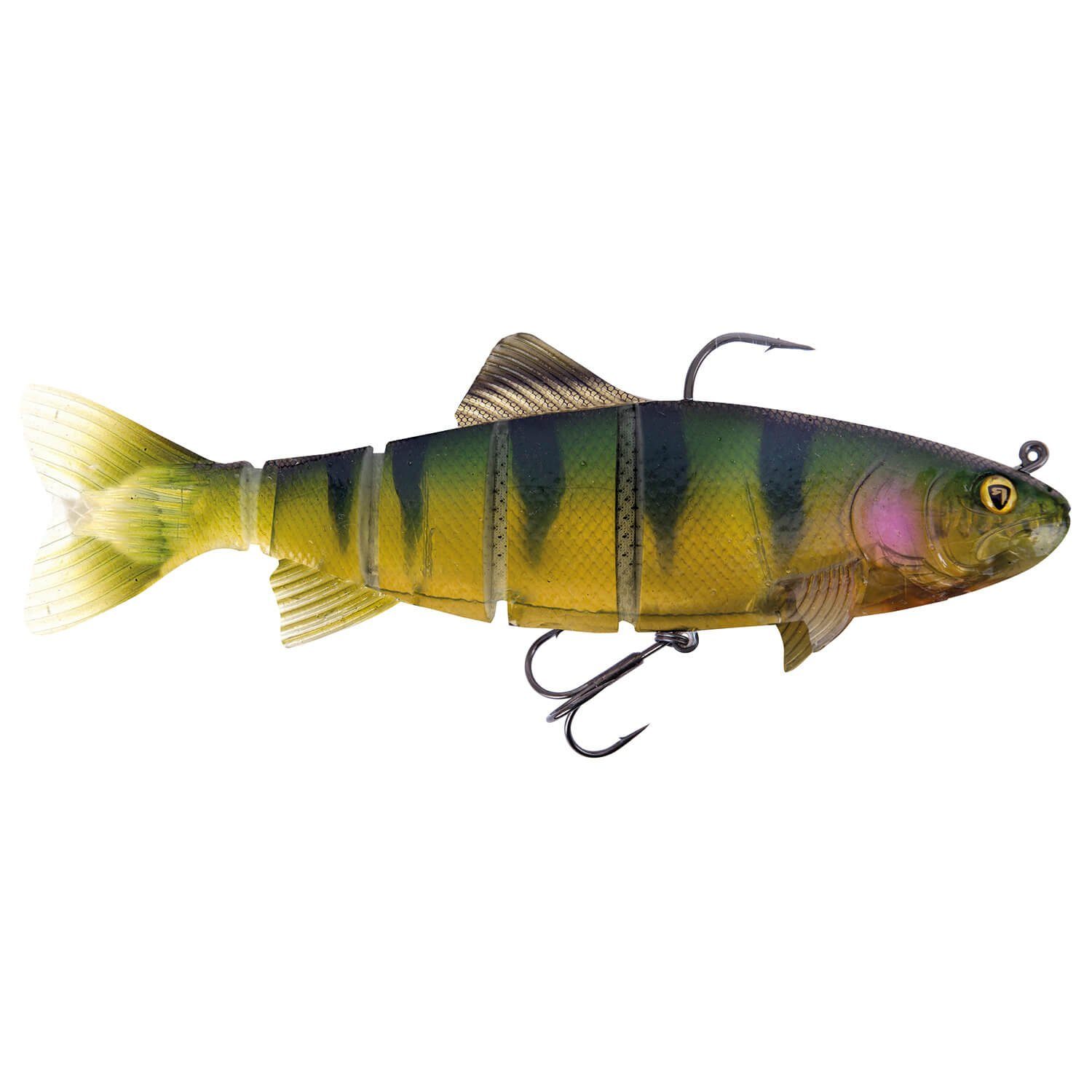 Kunstköder Fox Rage Jointed Trout Replicant Gummifisch Stickleback UV