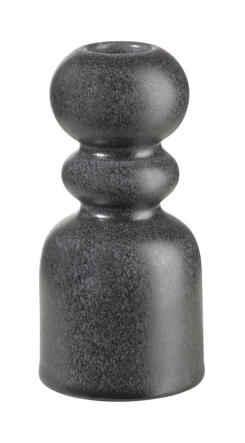 Platzset, COMO, Kerzenleuchter, Schwarz, Weiß, Ø 6 cm, ASA SELECTION