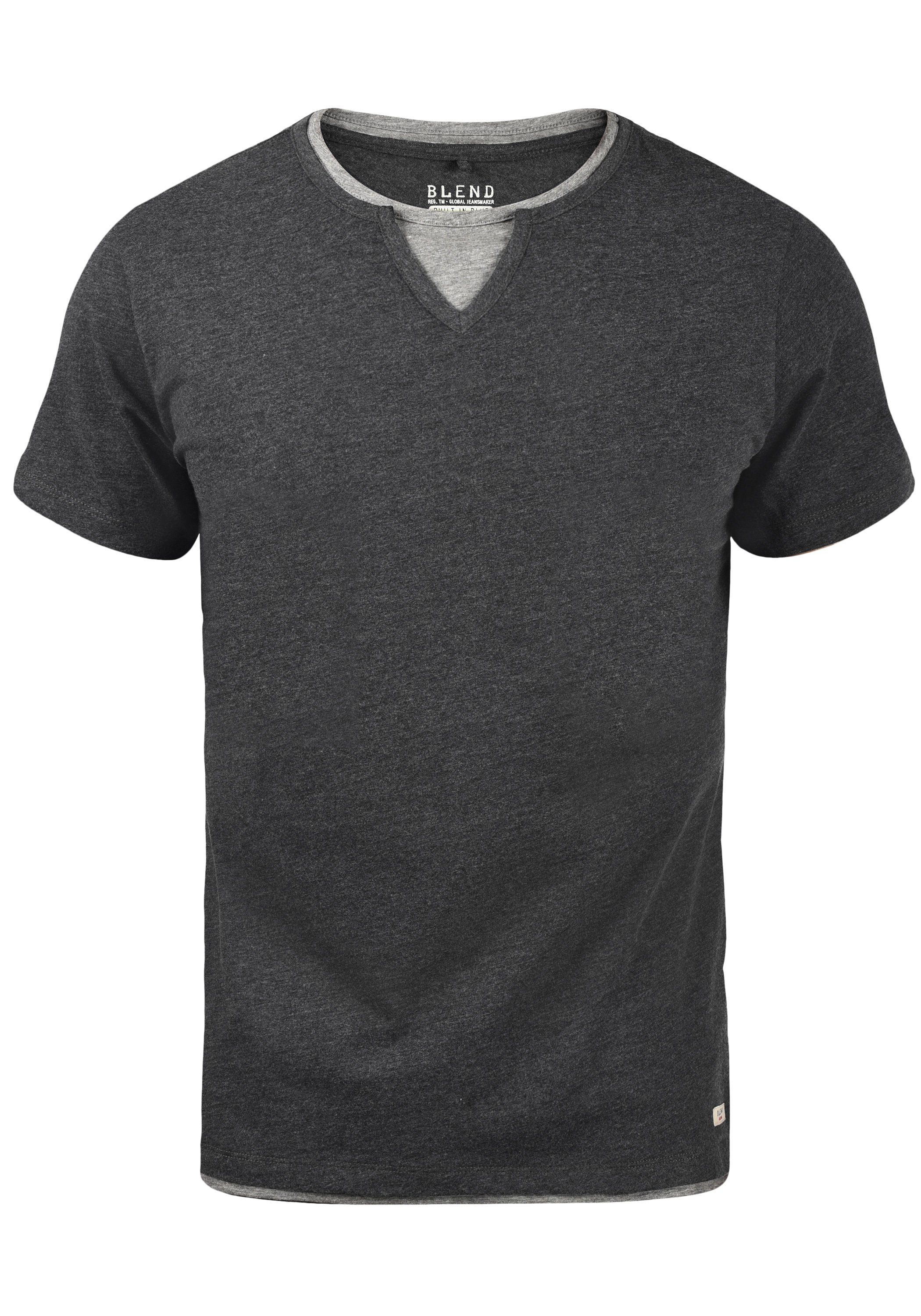 Blend T-Shirt BHLeonis T-Shirt in Double-Layer-Optik