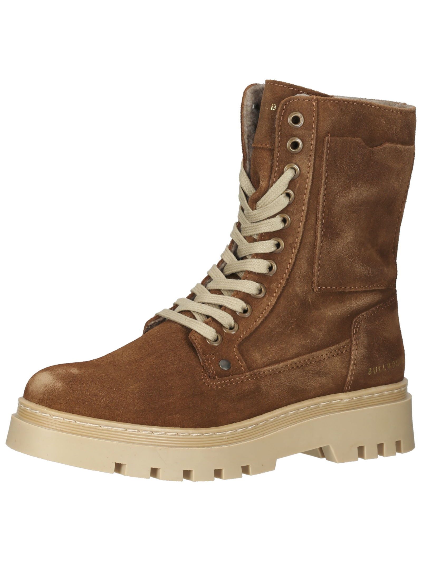 Bullboxer Stiefel Leder . Schnürstiefel