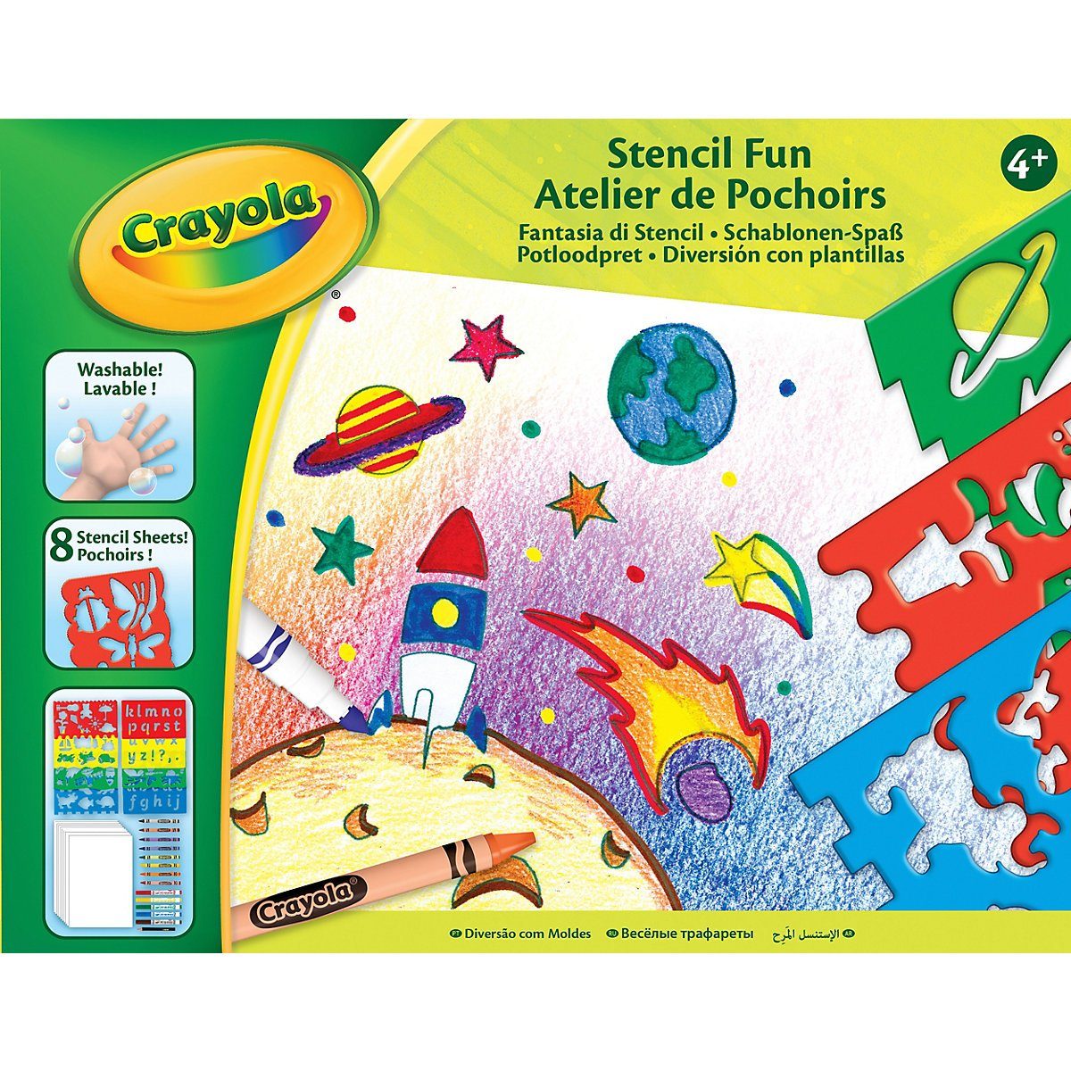 Crayola® Malvorlage »Schablonen-Spaß« online kaufen | OTTO