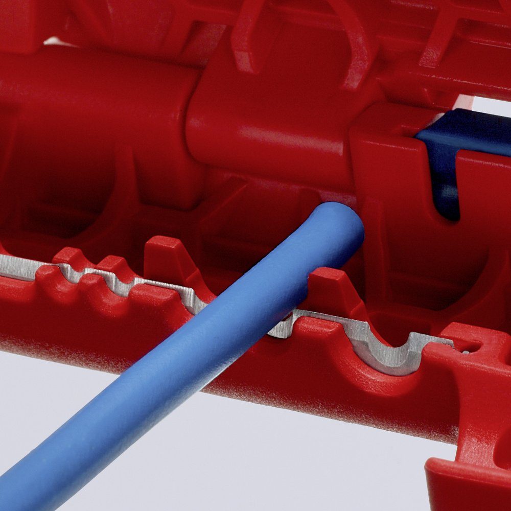 Knipex Kabelmesser Knipex 16 95 01 SB ErgoStrip Kabelentmanteler Geeignet für Rundkabel – Bild 3 von 5