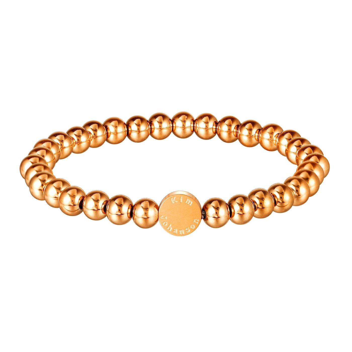 Kim Johanson Armband Essence (1-tlg), elastisch, glänzende Perlen im minimalistischen Design