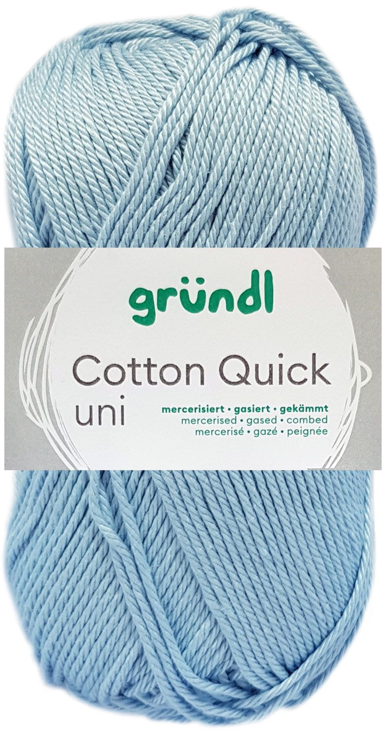 Gründl 50 Gramm Gründl Cotton Quick Uni Farbauswahl Häkelwolle