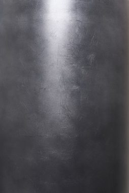 VIVANNO Pflanzkübel Pflanzkübel Bodenvase exklusiv ASCONIA Silber-Anthrazit Seidenmatt -