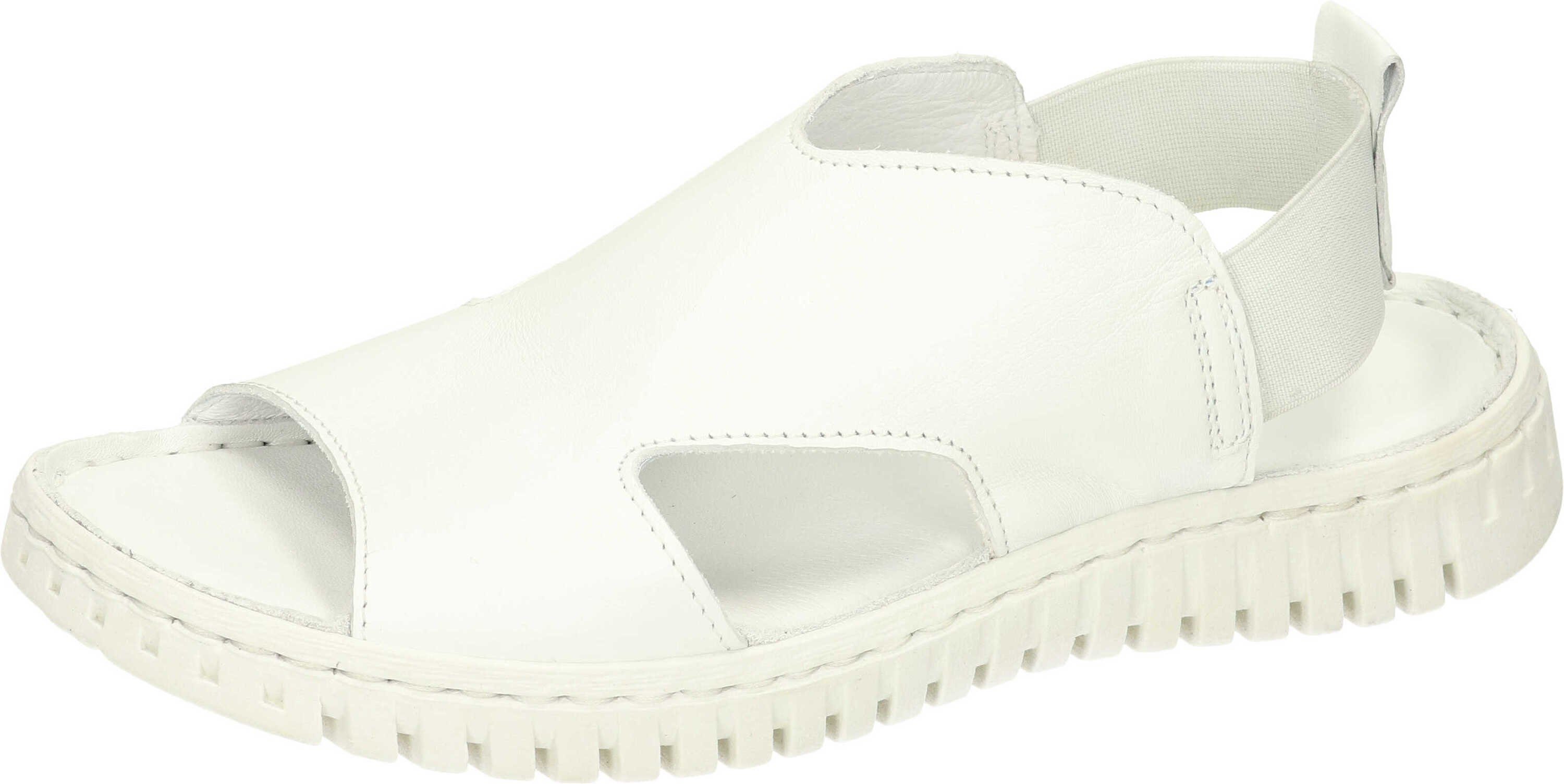 Manitu Sandalen Sandalette aus echtem Leder weiß | Sandaletten