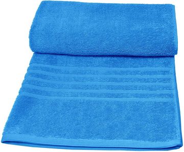 Lashuma Handtuch London, Frottee (1-St), Kuscheliges Duschtuch blau 100x150 cm