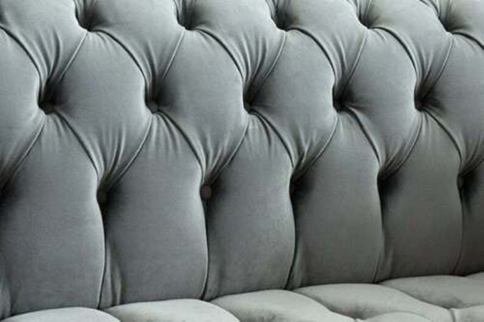 Big JVmoebel Couch Textil Chesterfield Wohnzimmer Design Chesterfield-Sofa,